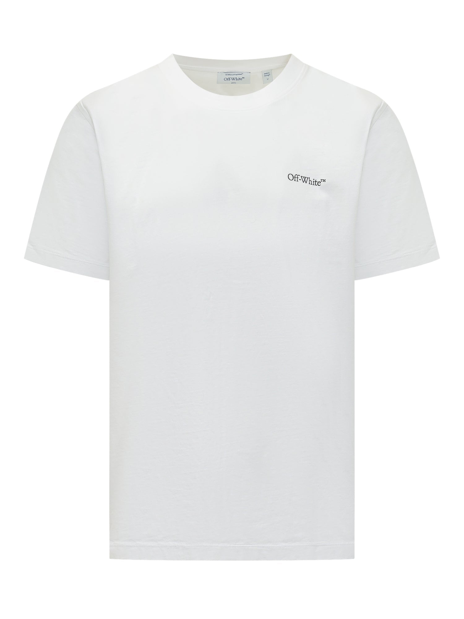 Оригінальна Metal Arrow Logo T-Shirt Off-white – боковий вид