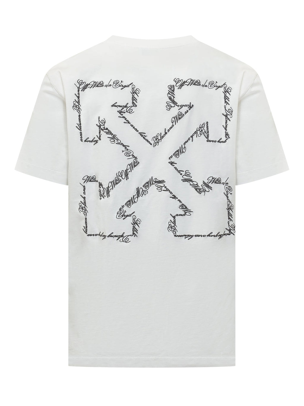 Script Arrow Printed T-Shirt Off-white оригінал – Купити в Україні – вид ззаду