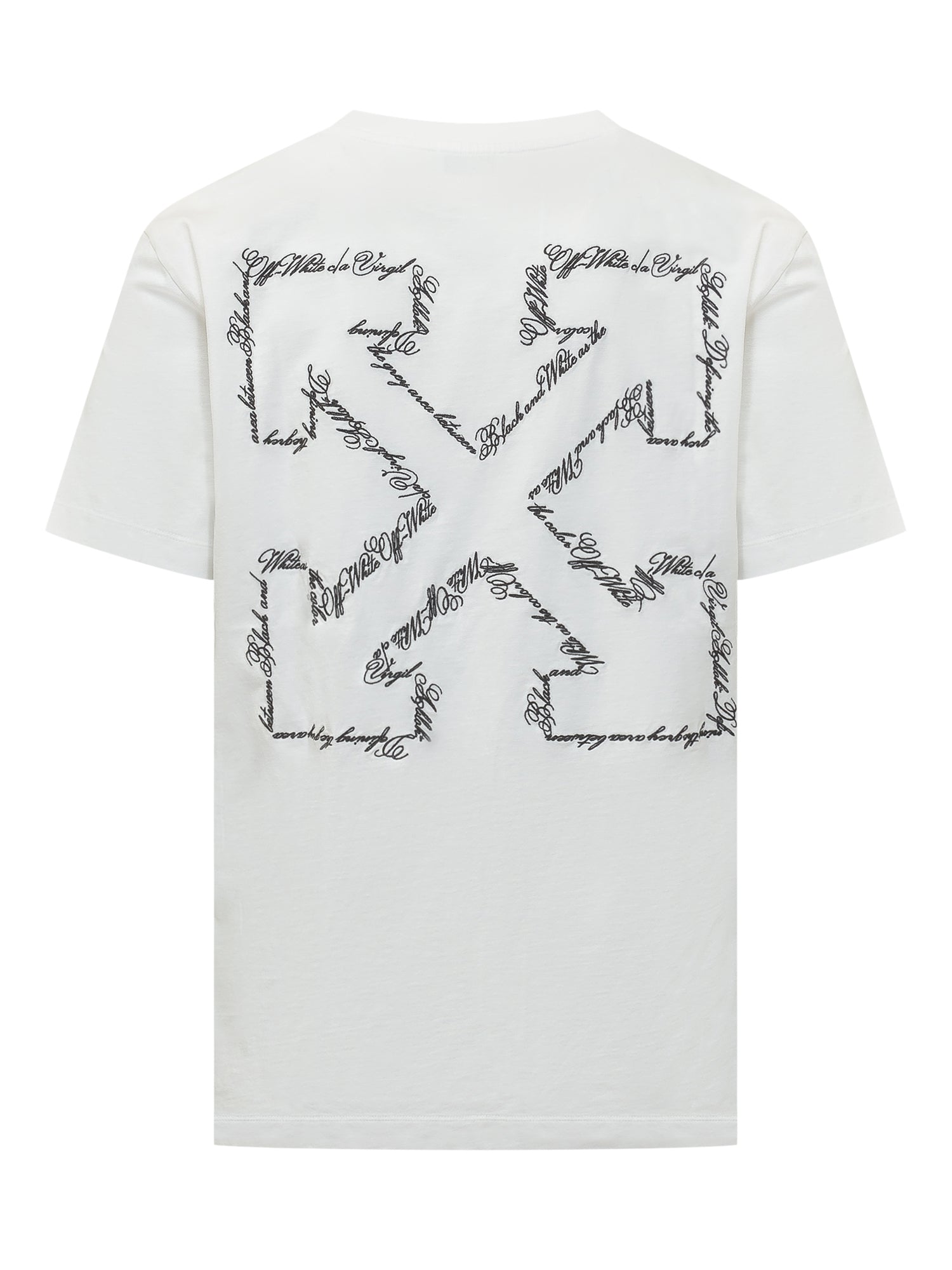 Script Arrow Printed T-Shirt Off-white оригінал – Купити в Україні – вид ззаду