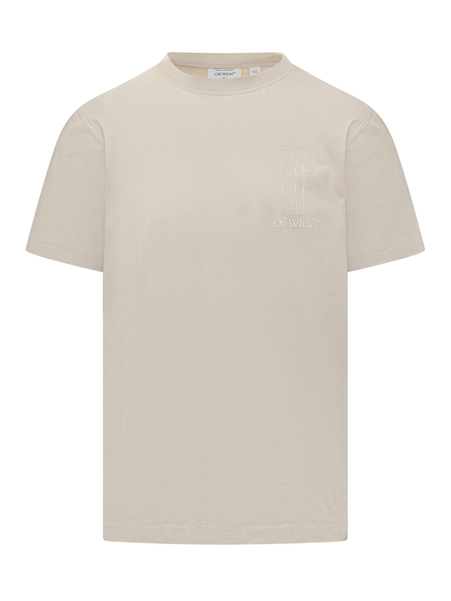Оригінальна Graphic Print T-Shirt Off-white – боковий вид