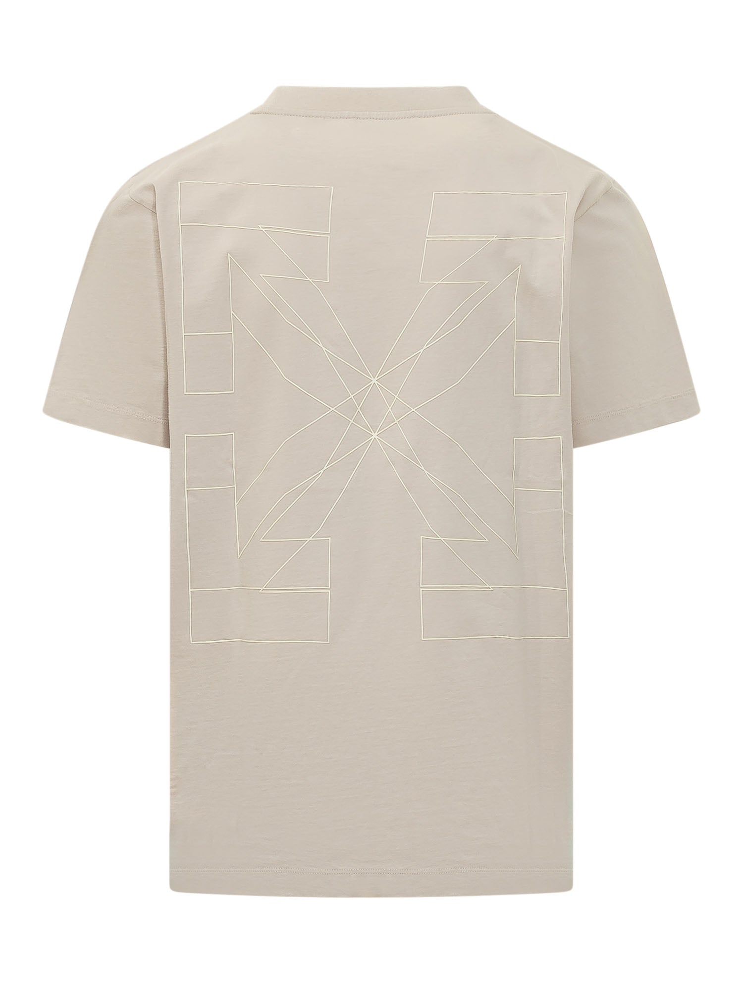 Оригінальна Graphic Print T-Shirt Off-white – вид ззаду