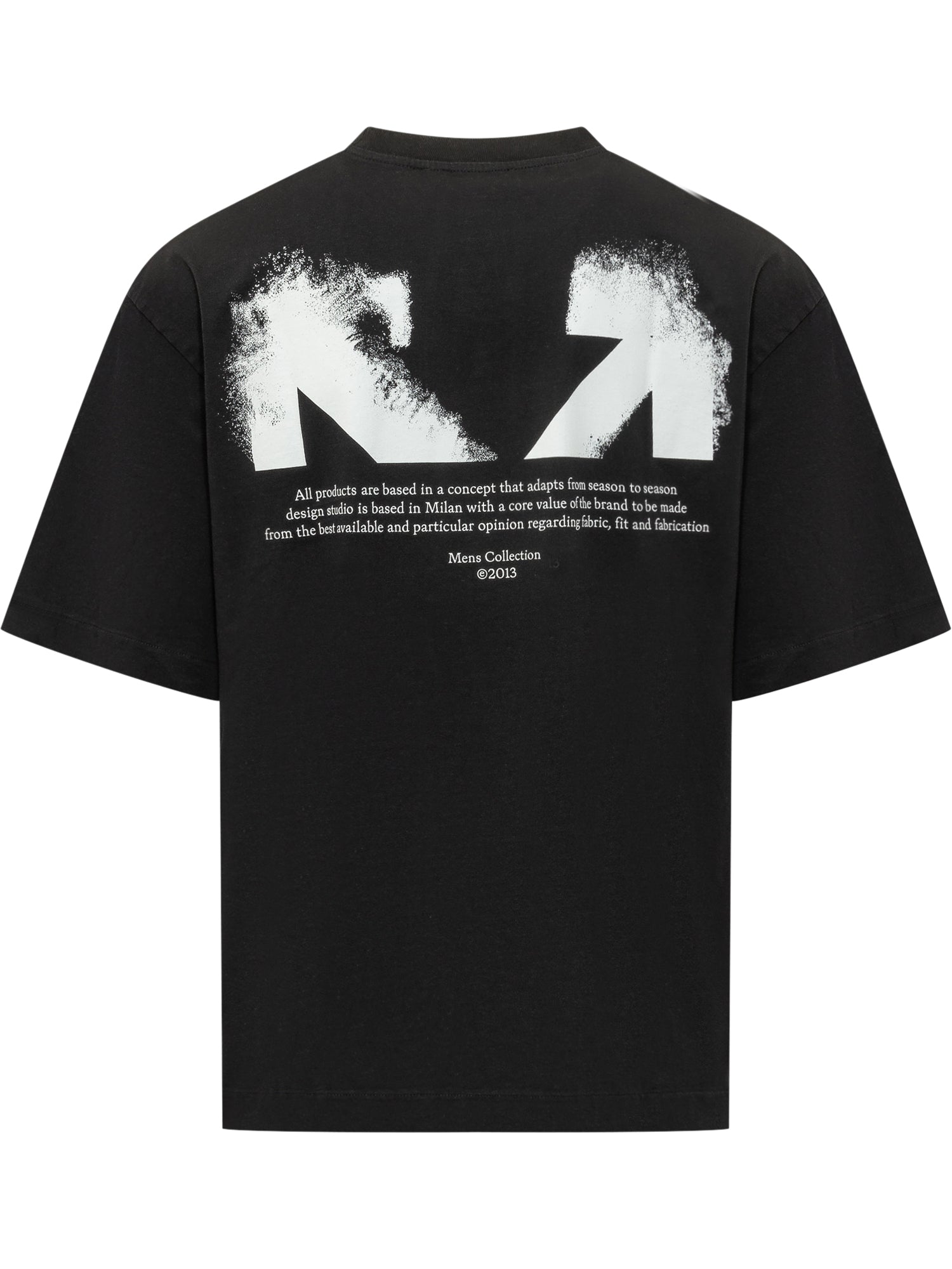 Оригінальна Half Arrows Short Sleeve T-Shirt Off-white – вид ззаду