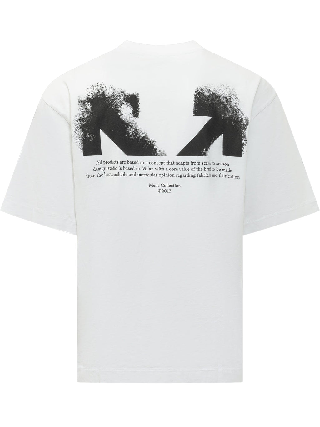 Half Arrows Logo T-Shirt Off-white оригінал – Купити в Україні – вид ззаду