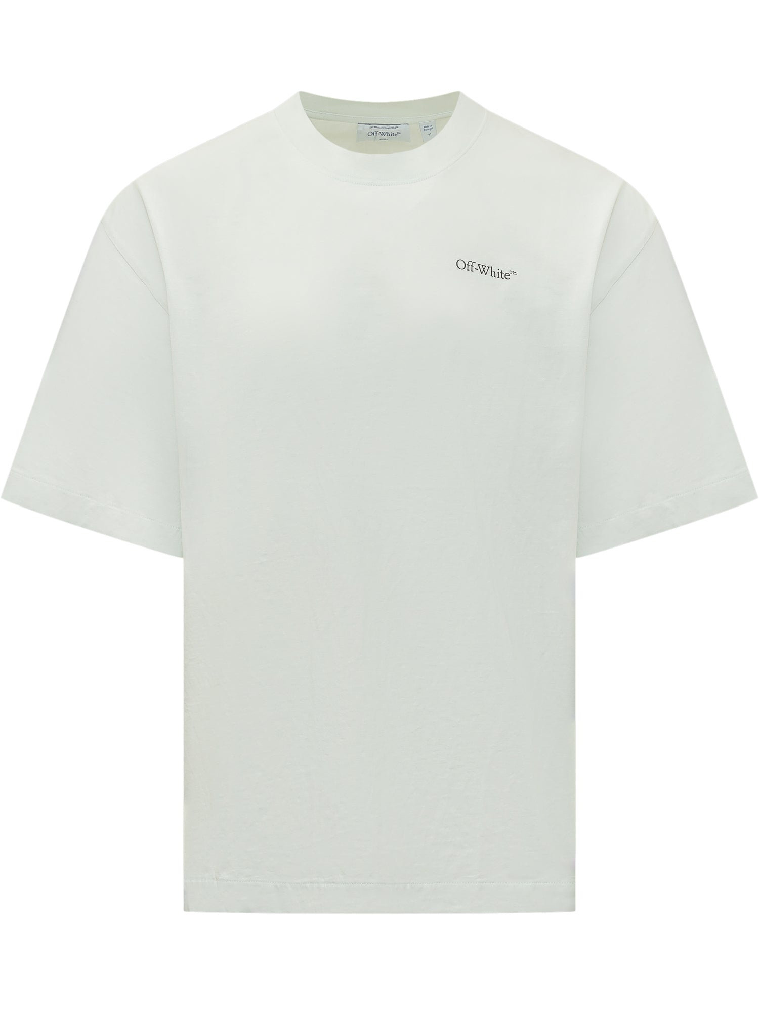 Half Arrows Crew Neck T-Shirt Off-white оригінал – Купити в Україні – боковий вид