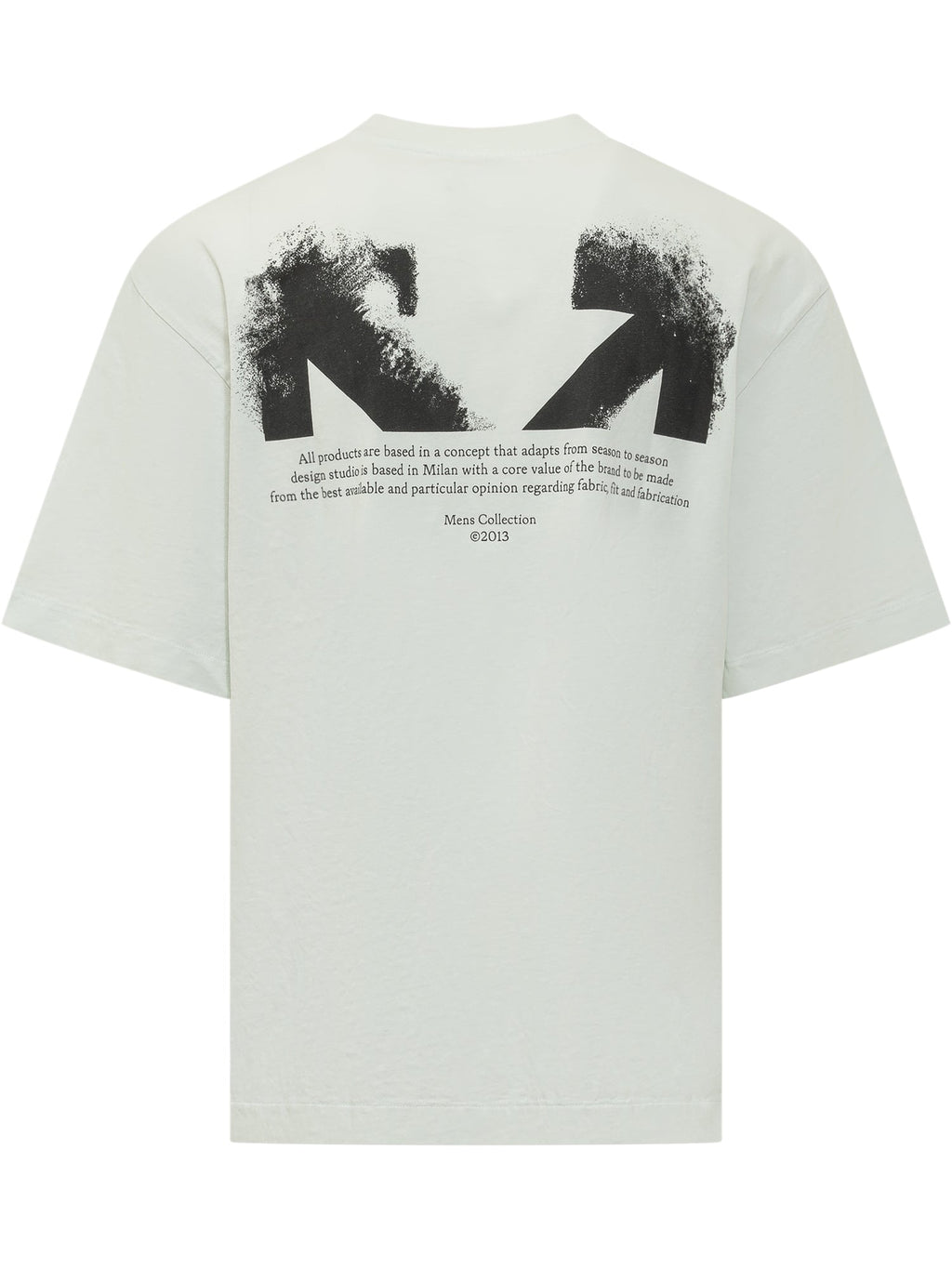 Half Arrows Crew Neck T-Shirt Off-white оригінал – Купити в Україні – вид ззаду