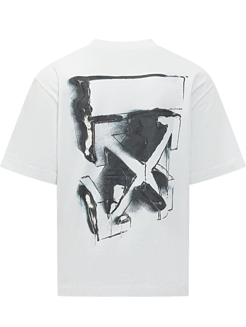 Оригінальна 3d Arrow Logo T-Shirt Off-white – вид ззаду