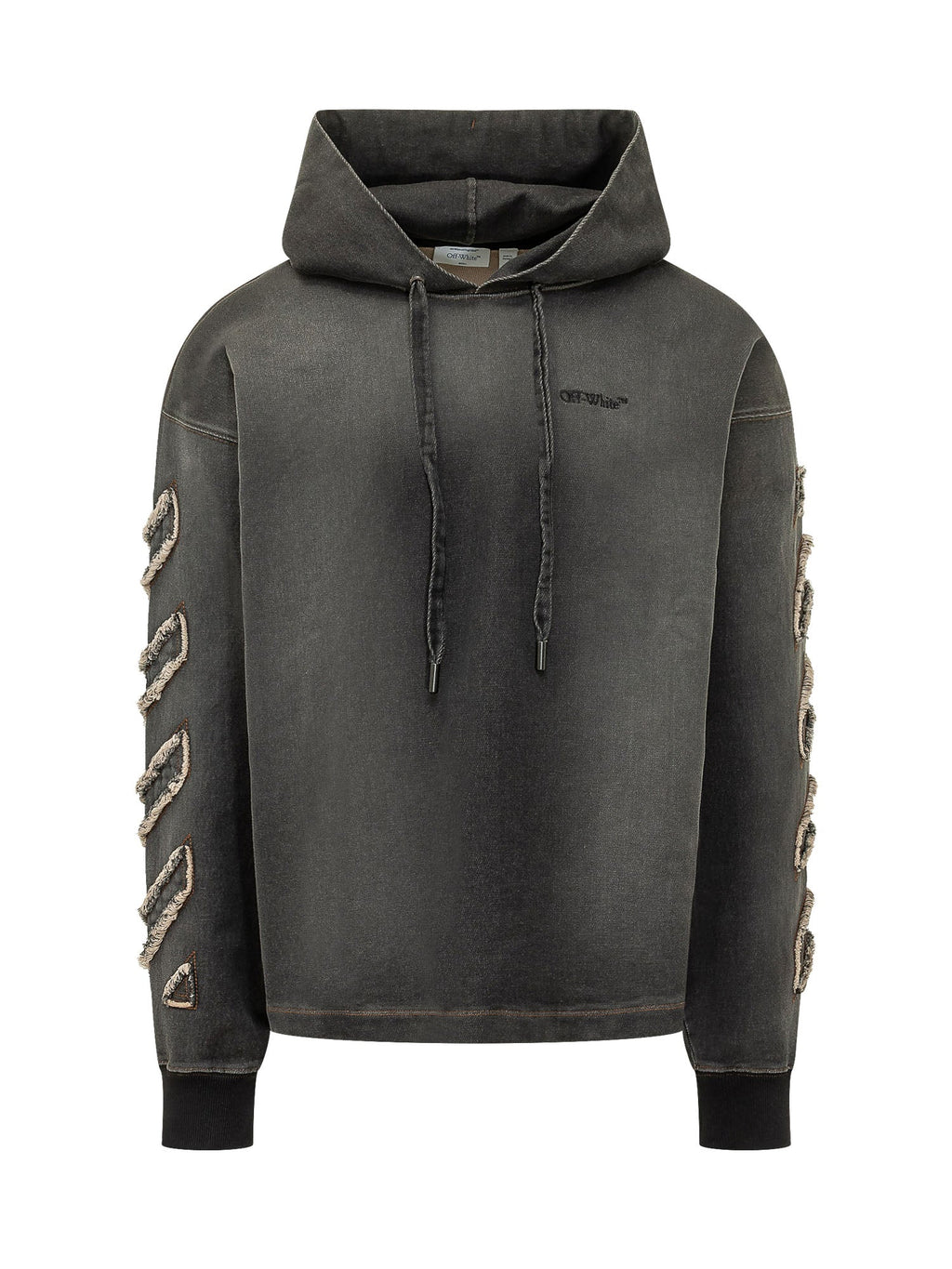 Оригінальна Hoodie With Applied Sleeve Details Off-white – боковий вид