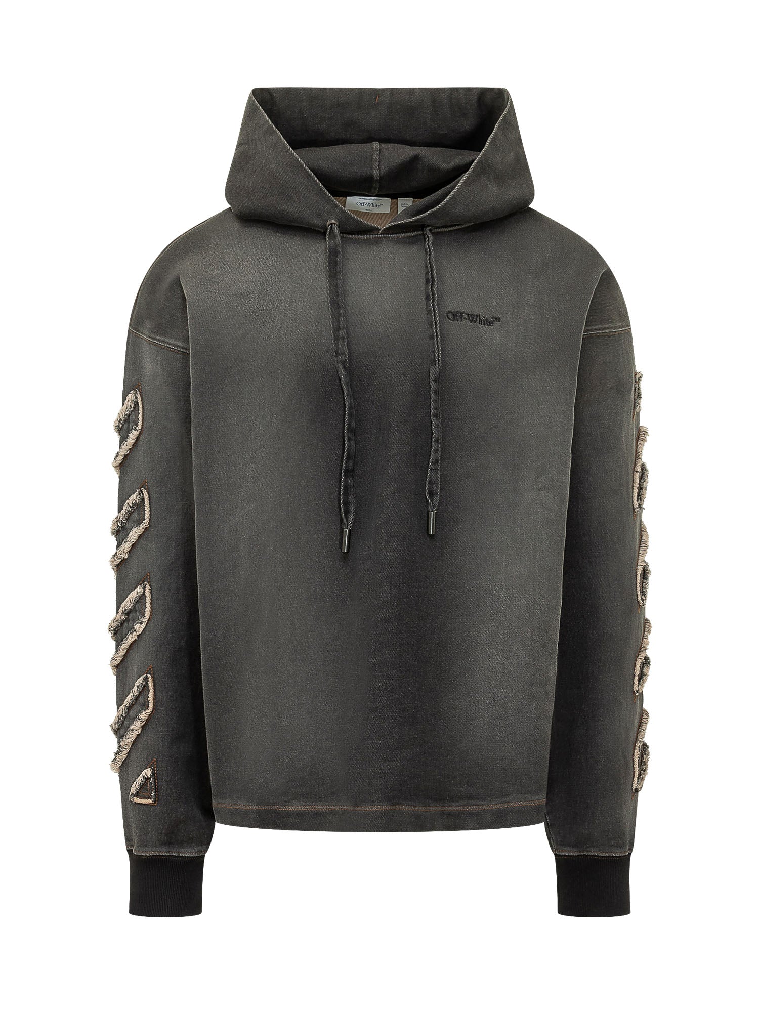 Оригінальна Hoodie With Applied Sleeve Details Off-white – боковий вид