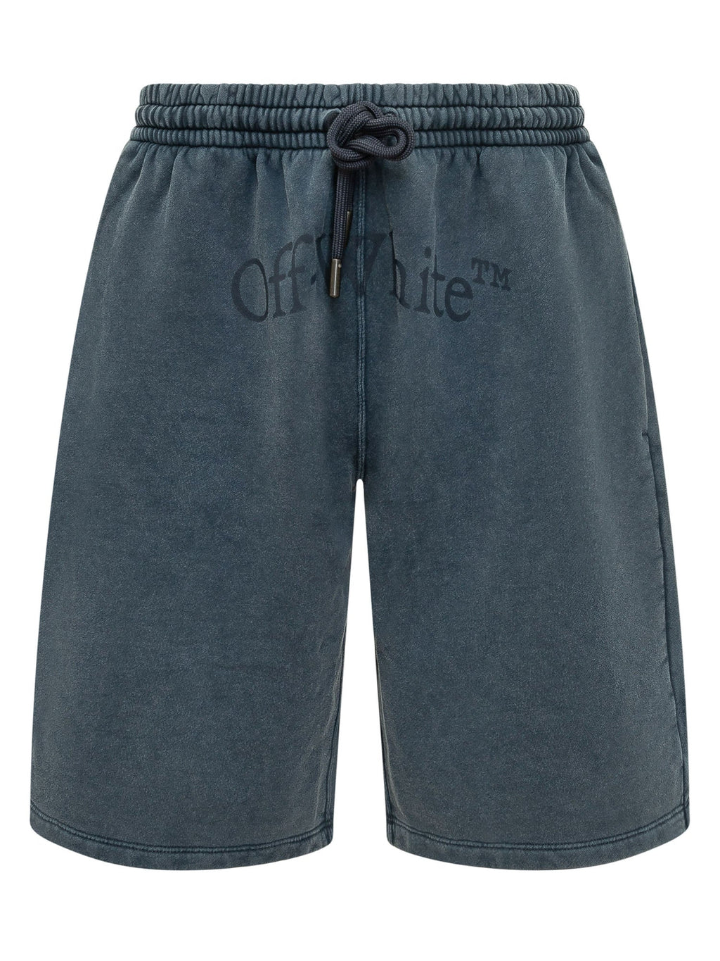 Drawstring Sweat Shorts Off-white – Гарантія оригінальності – боковий вид