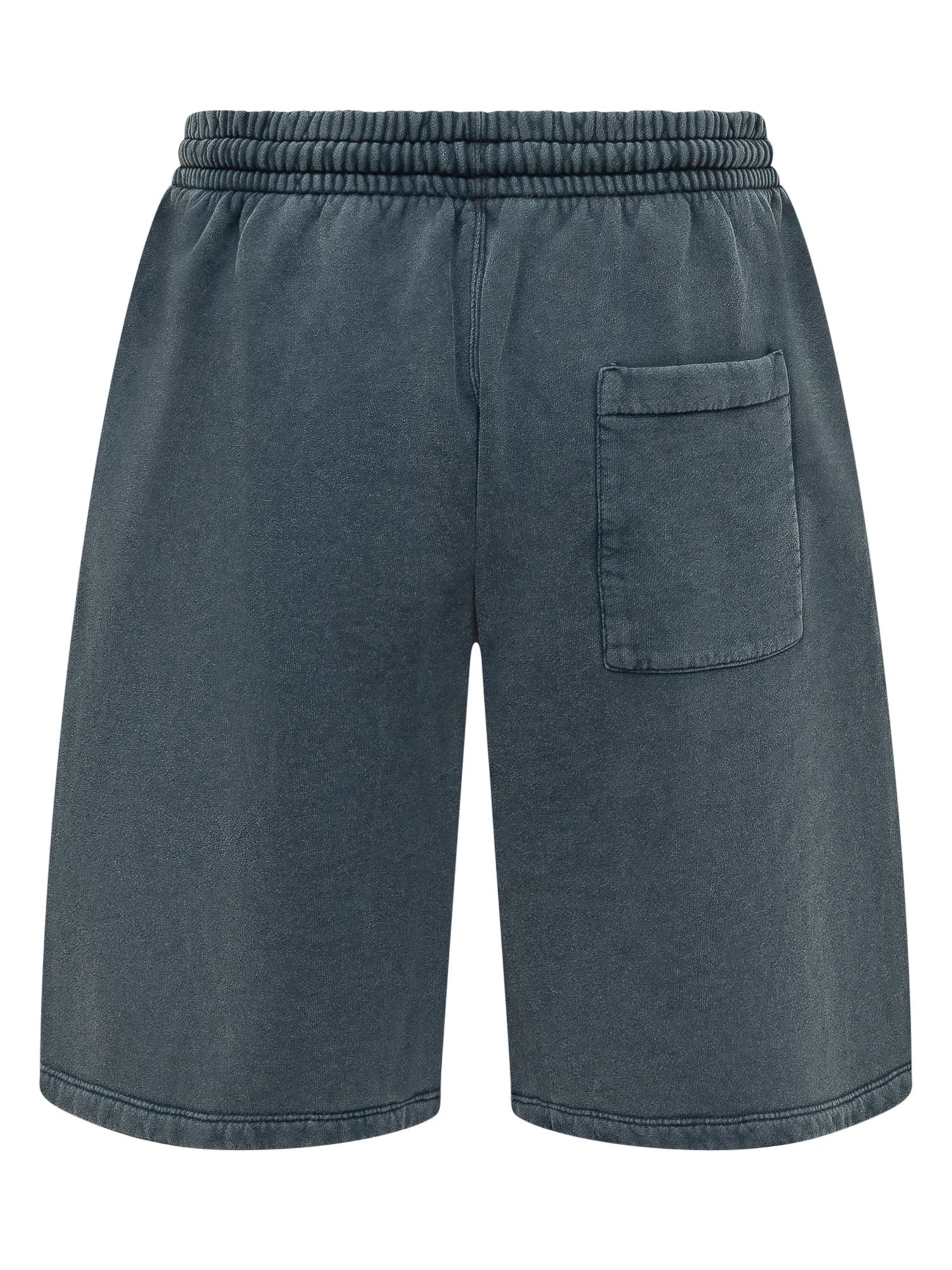 Drawstring Sweat Shorts Off-white – Гарантія оригінальності – вид ззаду