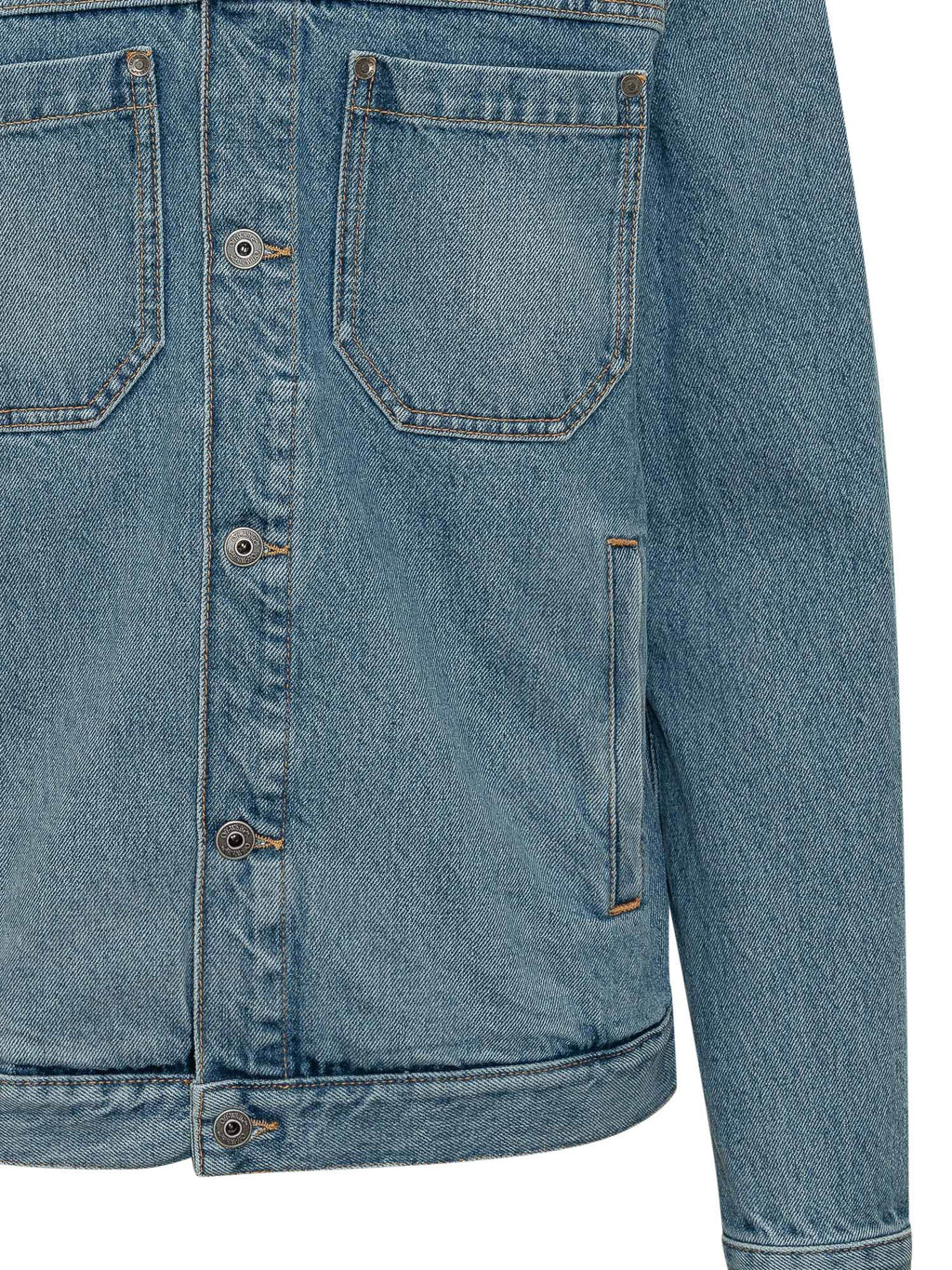 Denim Jacket With Pockets Off-white – Гарантія оригінальності – збільшений вид