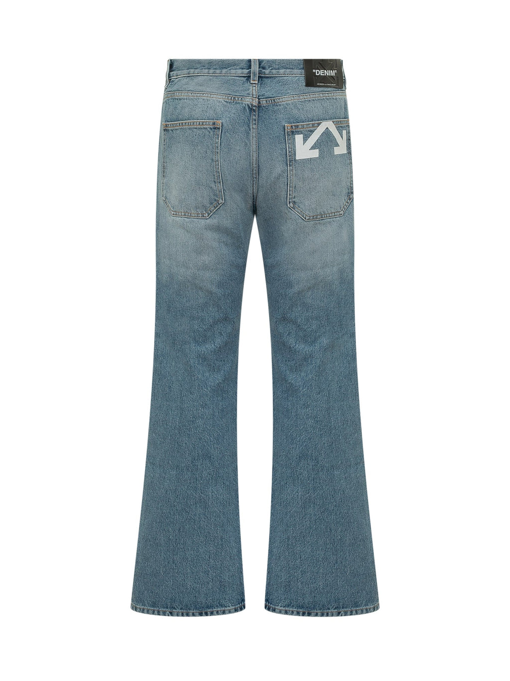 Half Arrow Slim Fit Jeans Off-white оригінал – Купити в Україні – вид ззаду