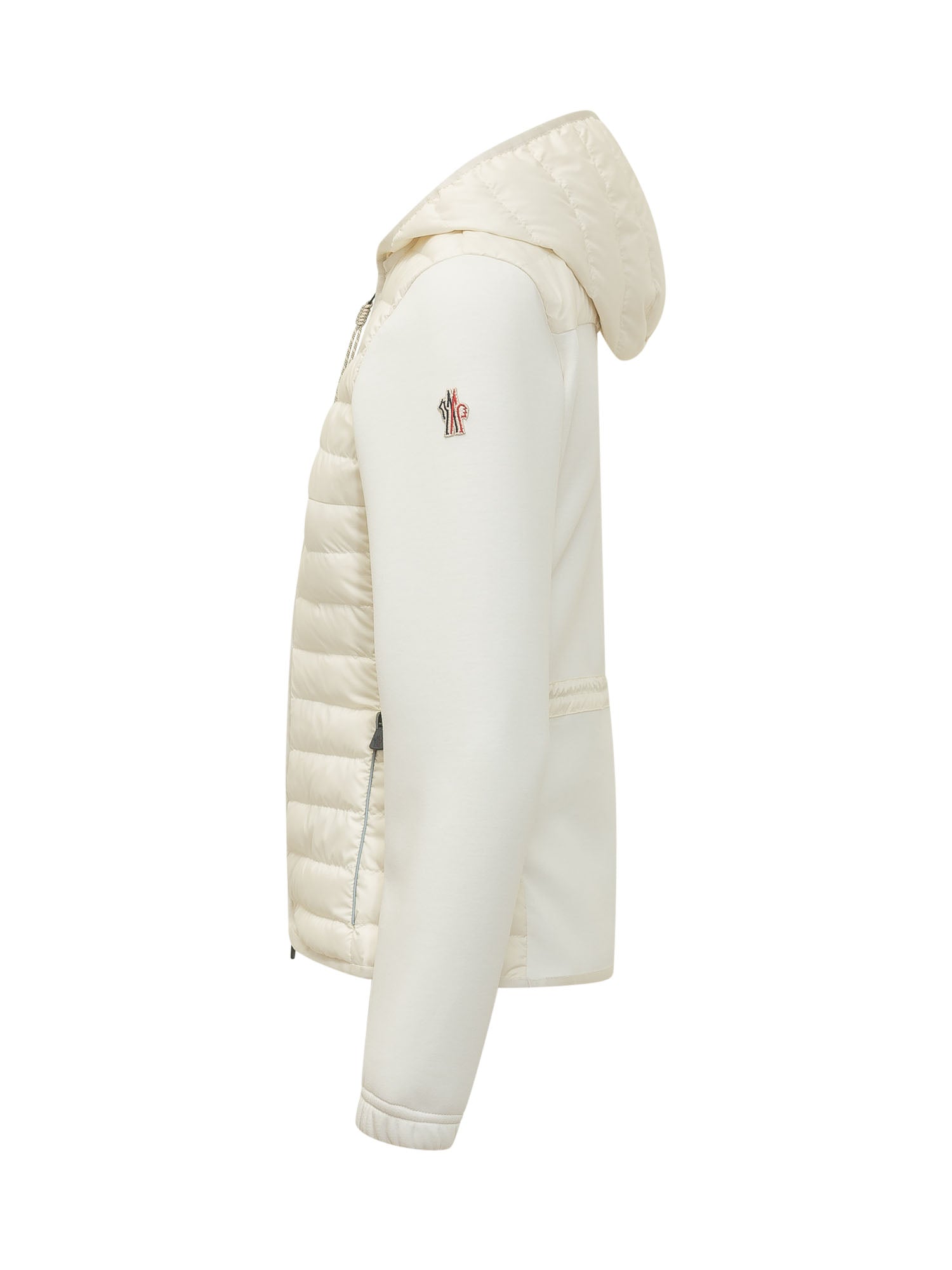 Оригінальна Hybrid Hooded Zip-Up Cardigan Moncler – детальний вид - MONCLER