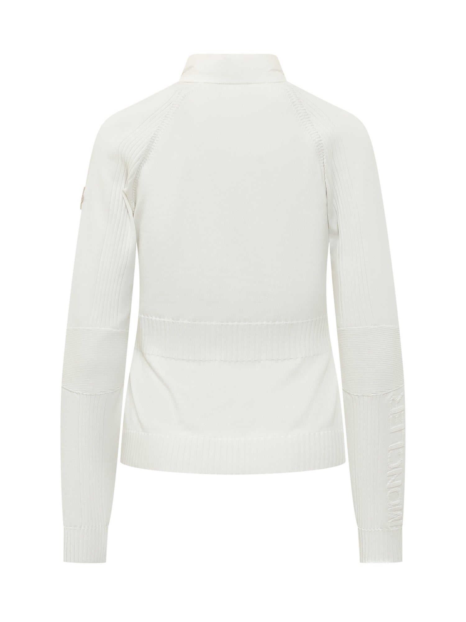 Cardigan With Quilted Panels And Zip Moncler оригінал – Купити в Україні – вид ззаду