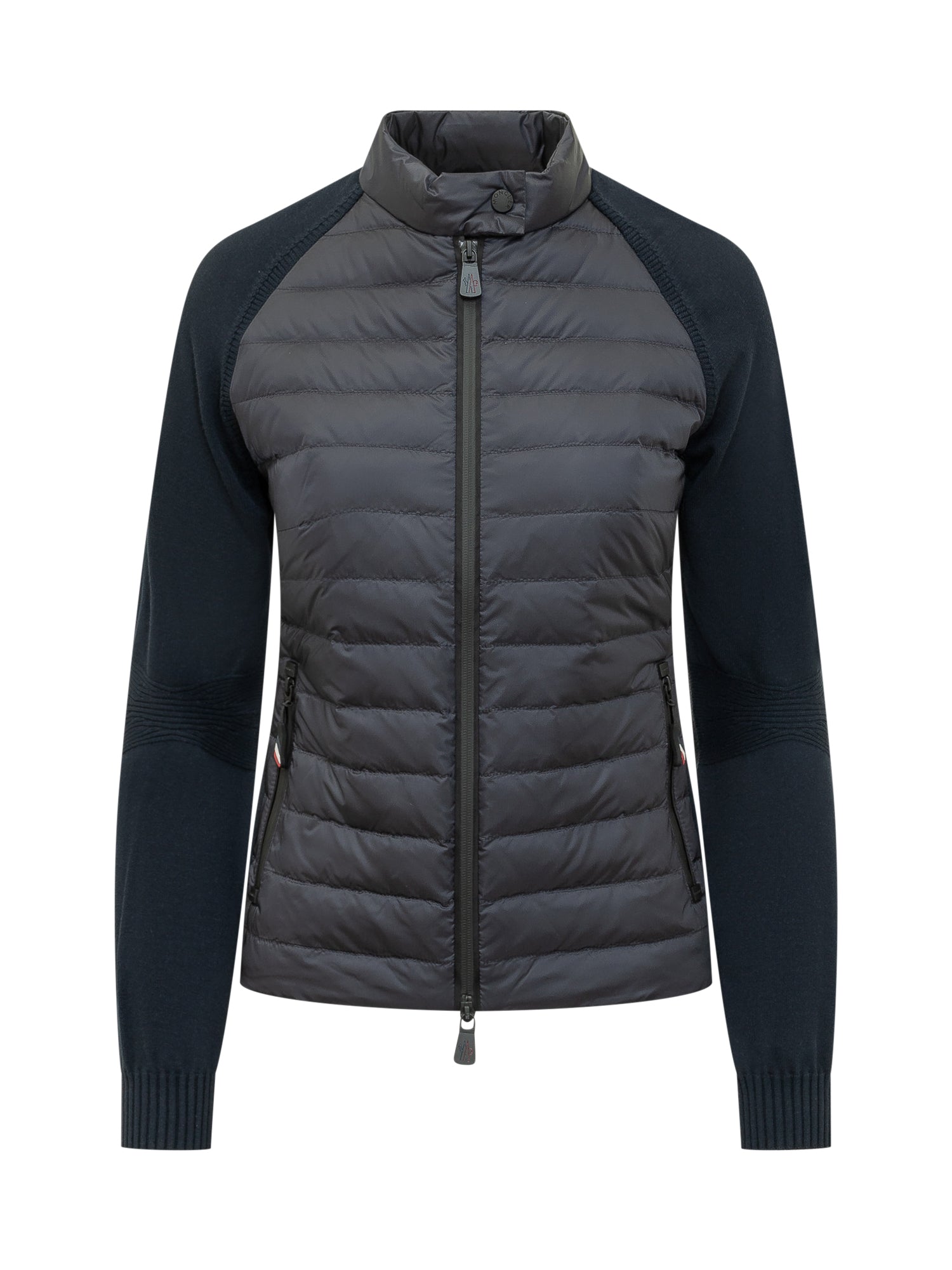 Cardigan With Quilted Panels And Zip Moncler оригінал – Купити в Україні – боковий вид