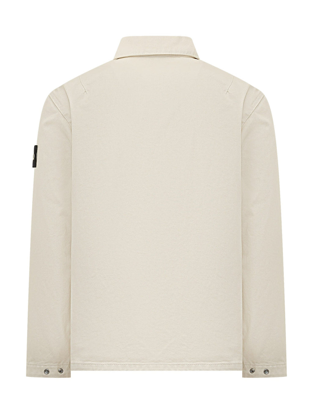 Shirt With Zip And Patch Pocket Stone island оригінал – Купити в Україні – вид ззаду