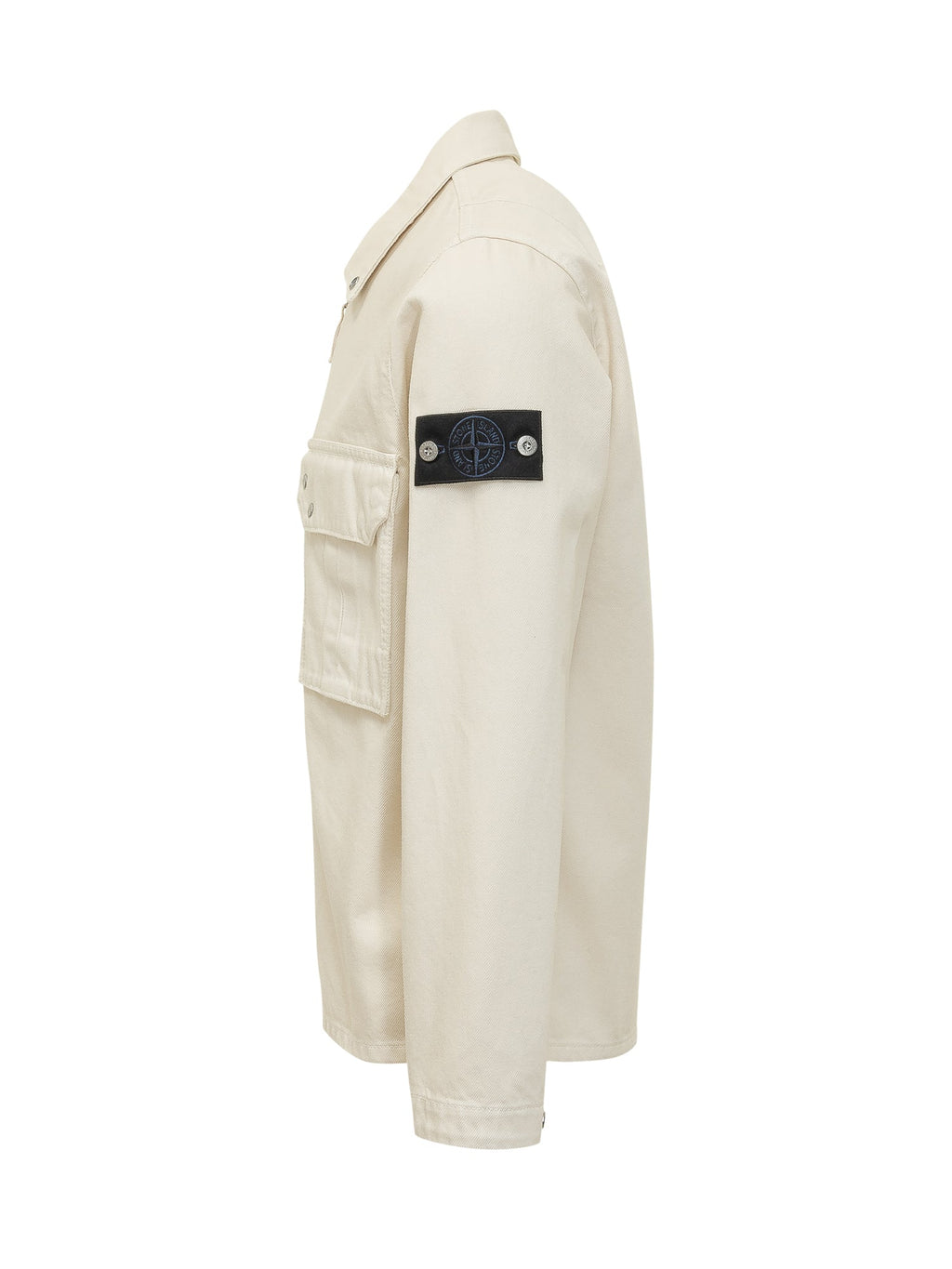 Shirt With Zip And Patch Pocket Stone island оригінал – Купити в Україні – детальний вид