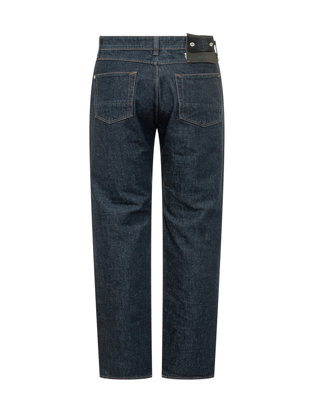 Five Pocket Straight Leg Jeans Stone island – Гарантія оригінальності – вид ззаду