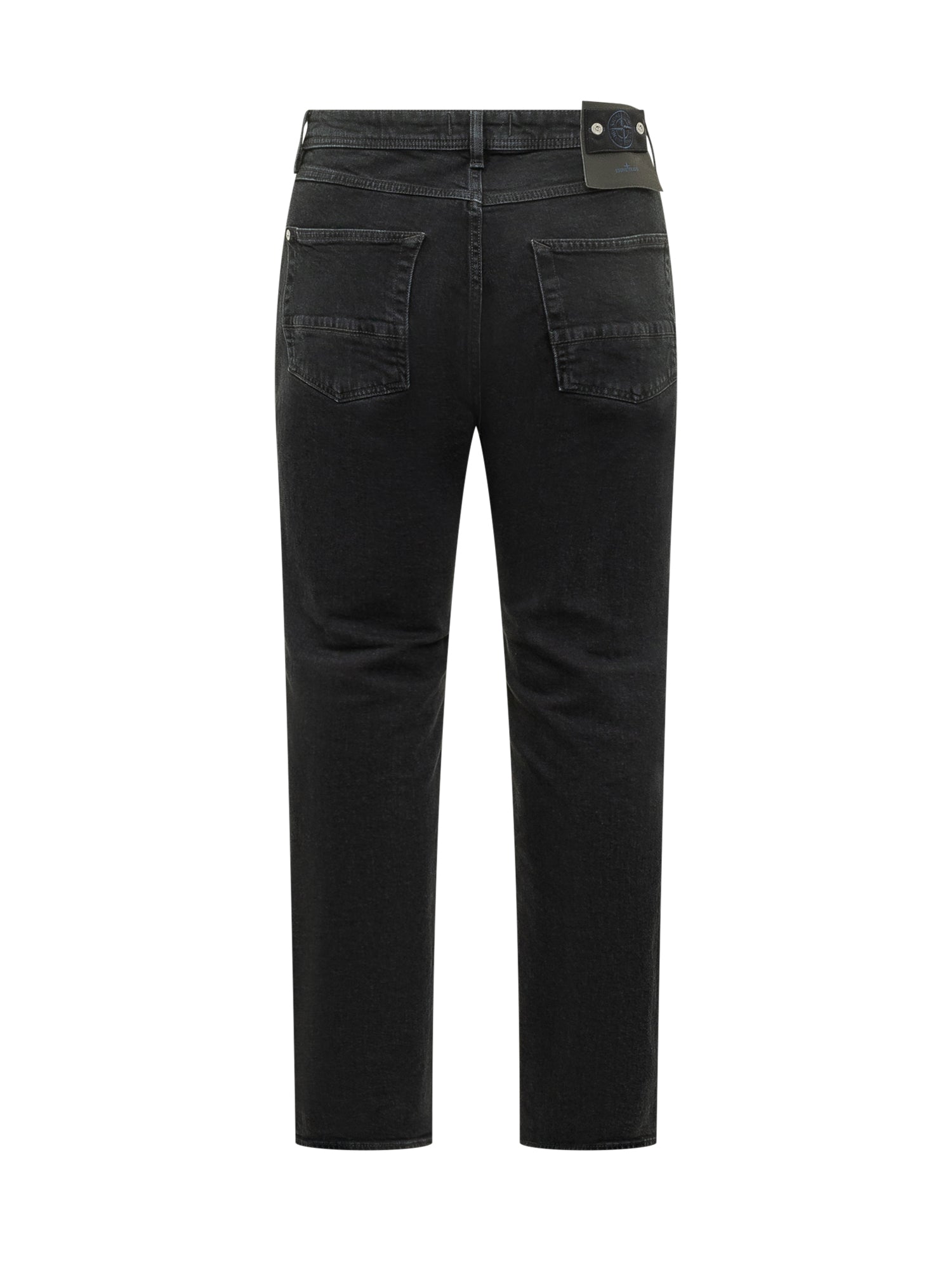 Five Pocket Straight Leg Jeans Stone island – Гарантія оригінальності – вид ззаду