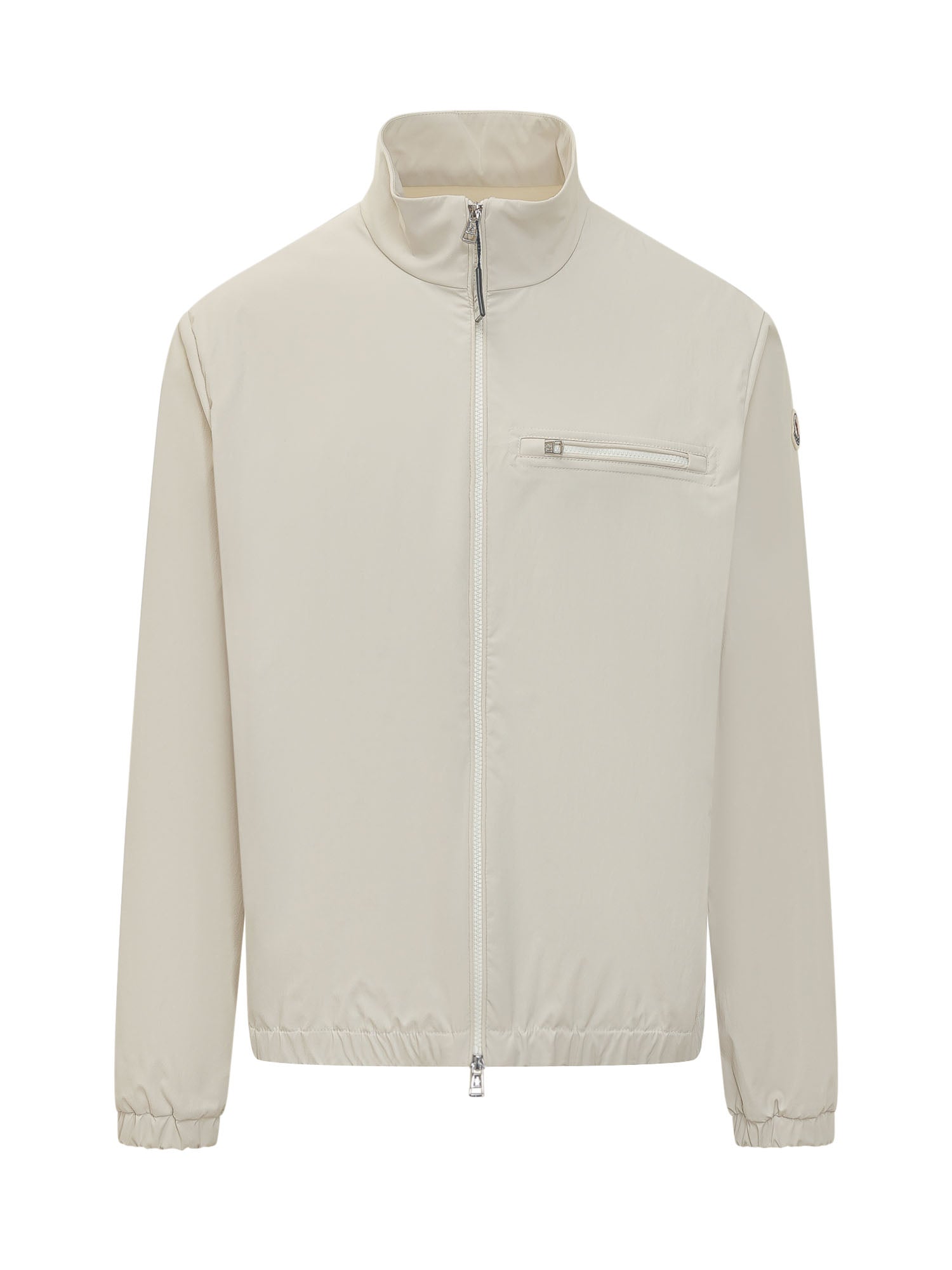 Jacket With High Neck And Zip Closure Moncler – Гарантія оригінальності – боковий вид