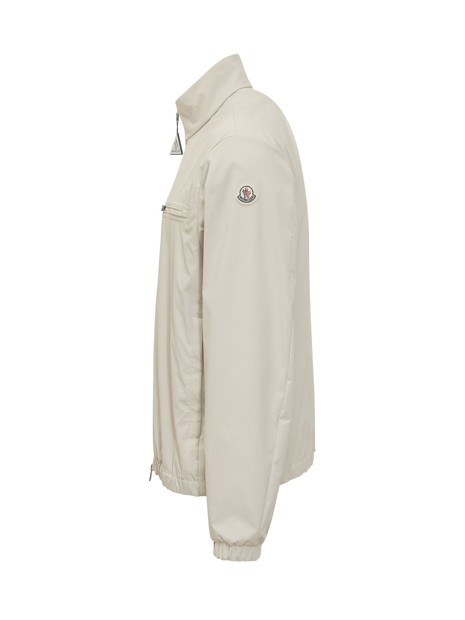 Jacket With High Neck And Zip Closure Moncler – Гарантія оригінальності – детальний вид