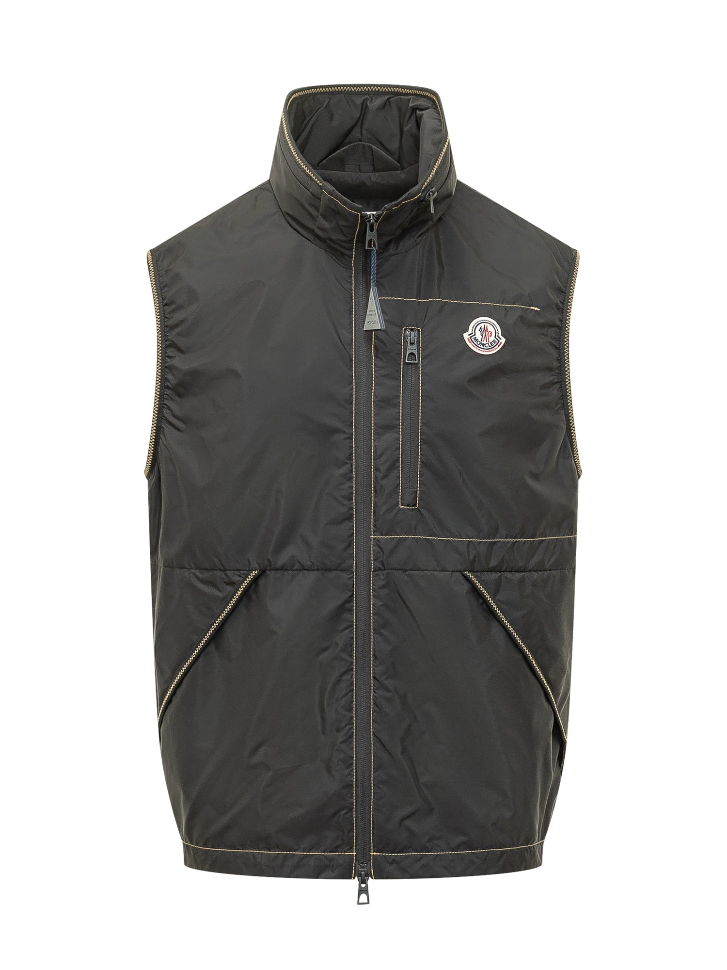 Оригінальна Ansiei Vest With Zip And Chest Pocket Moncler – боковий вид
