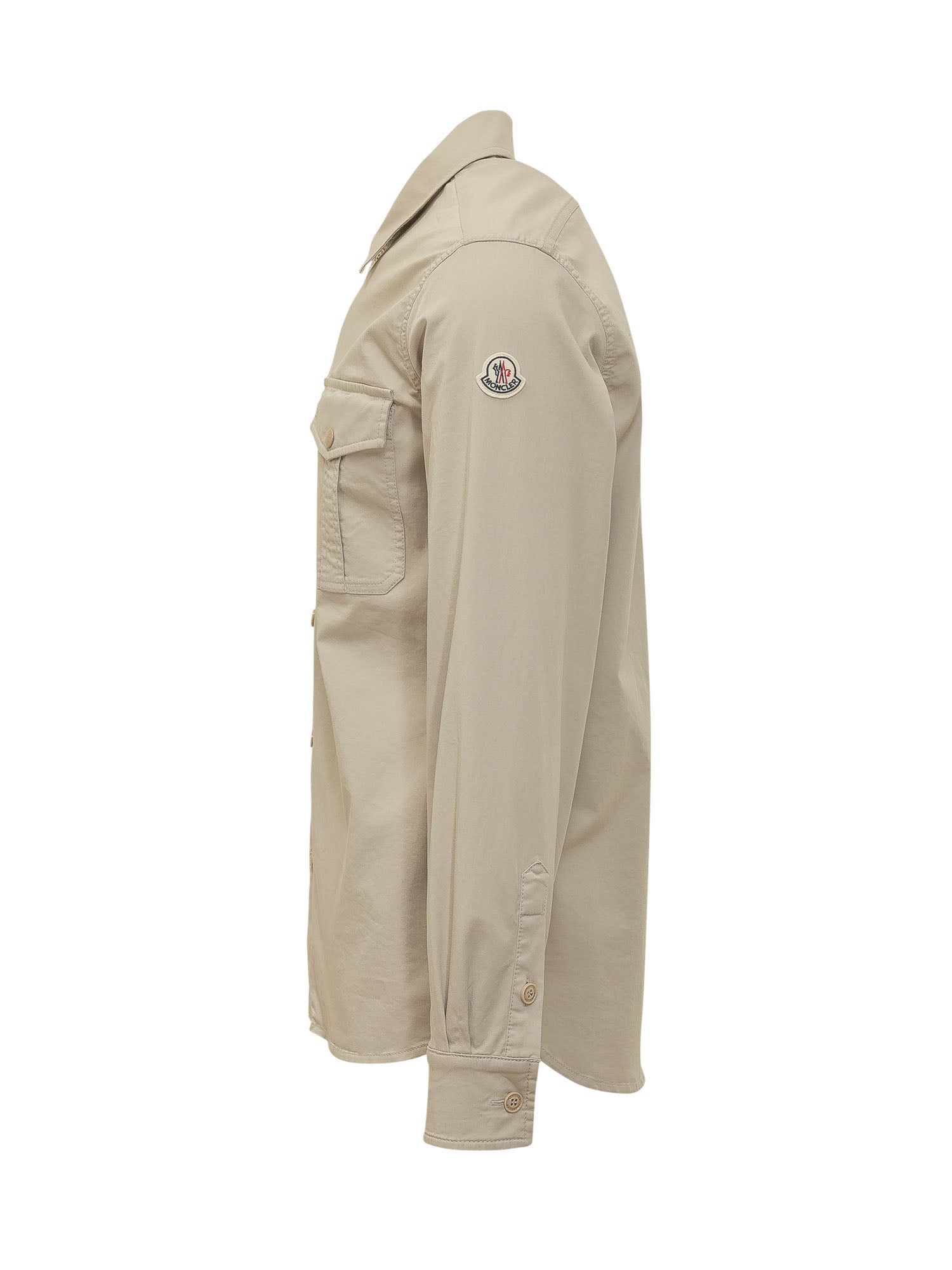 Shirt With Patch Pockets And Buttons Moncler – Гарантія оригінальності – детальний вид