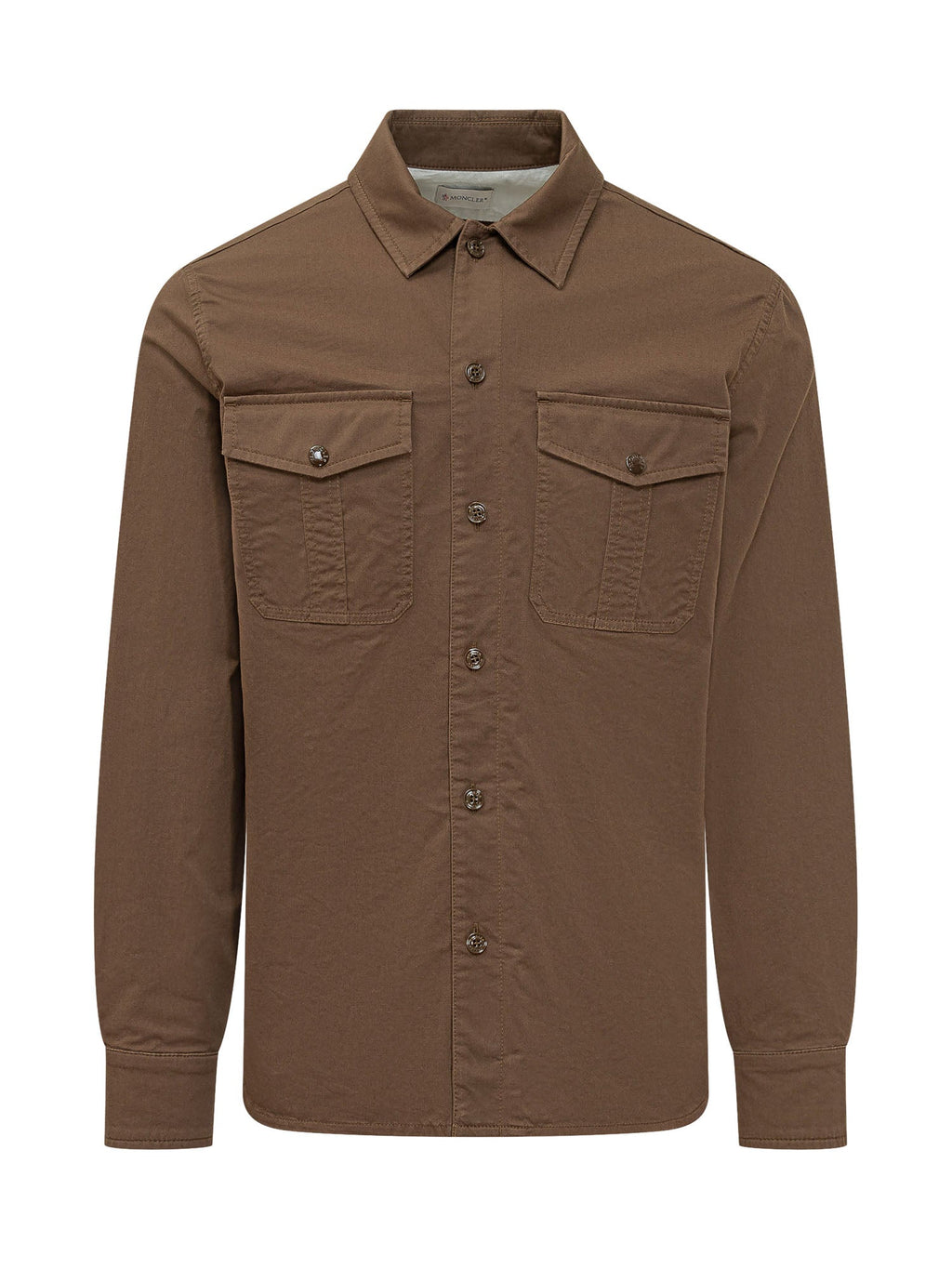 Shirt With Patch Pockets And Buttons Moncler – Гарантія оригінальності – боковий вид