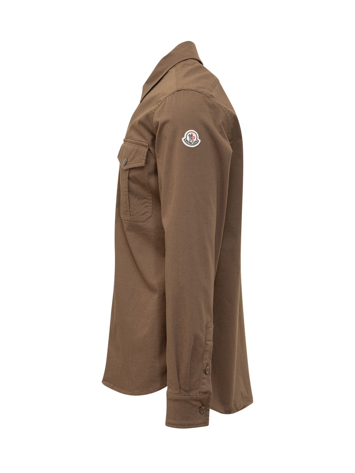 Shirt With Patch Pockets And Buttons Moncler – Гарантія оригінальності – детальний вид