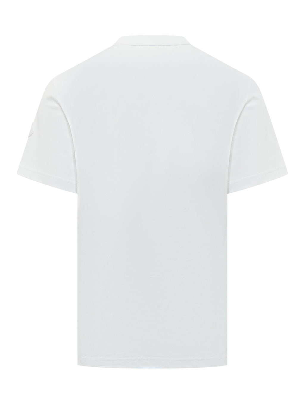 Short Sleeve T-Shirt With Sketch-Effect Logo Moncler – Гарантія оригінальності – вид ззаду
