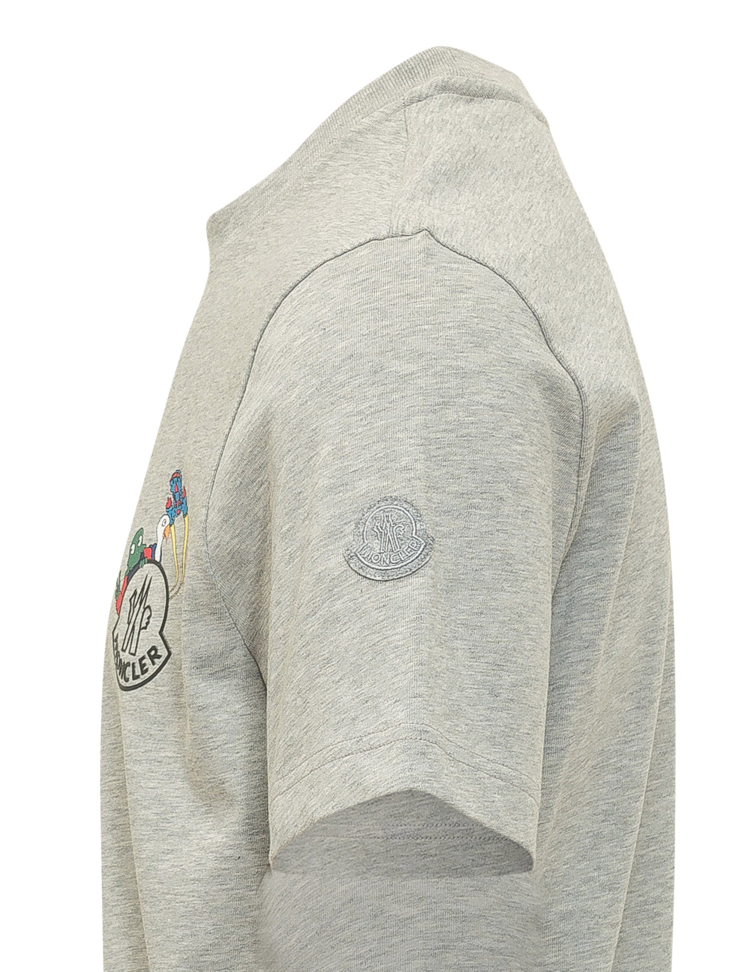Short Sleeve T-Shirt With Logo And Cartoon Graphic Moncler оригінал – Купити в Україні – детальний вид