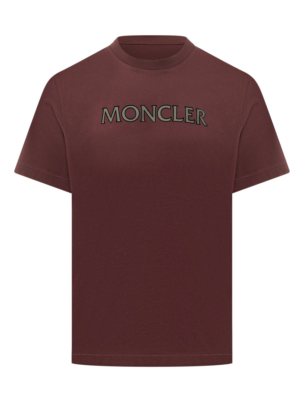 Оригінальна Short Sleeve T-Shirt With Moncler Lettering Logo Moncler – боковий вид