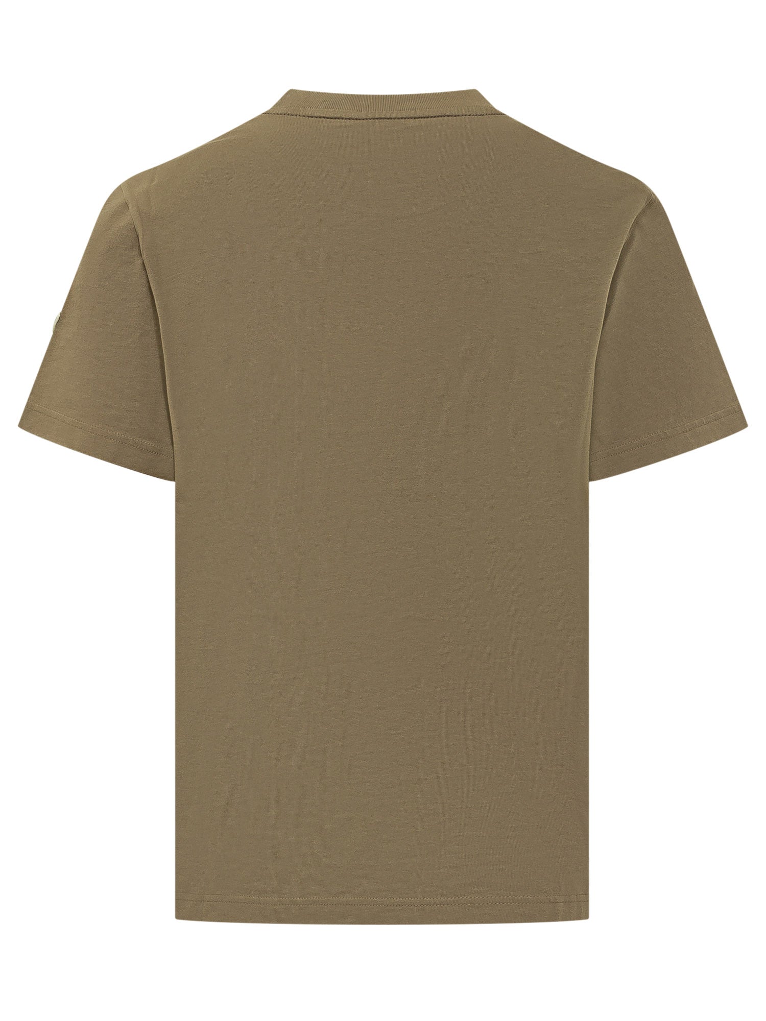 Оригінальна Short Sleeve T-Shirt With Moncler Lettering Logo Moncler – вид ззаду