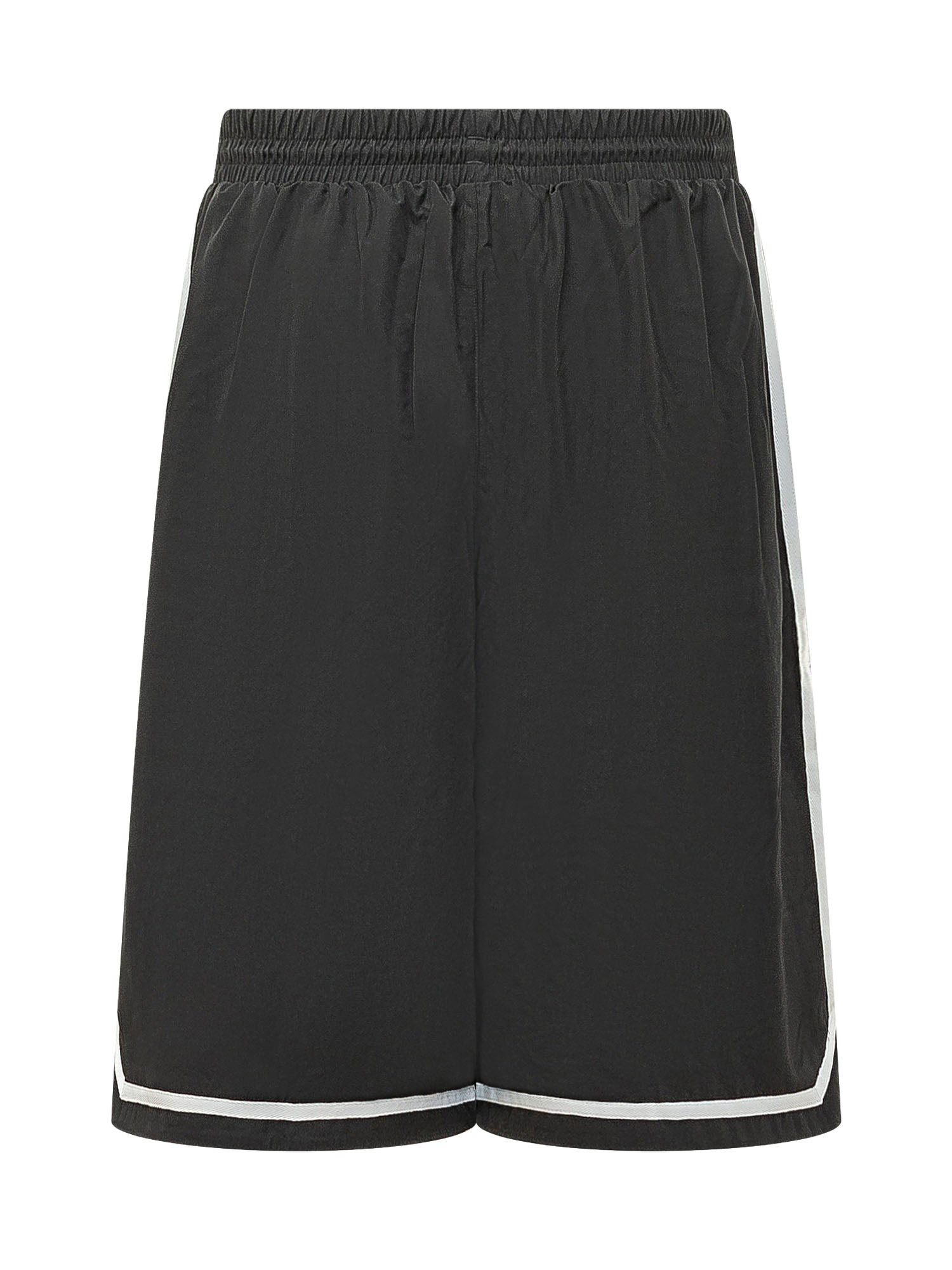 Long Shorts With Drawstring And Side Stripes Adidas оригінал – Купити в Україні – вид ззаду - ADIDAS