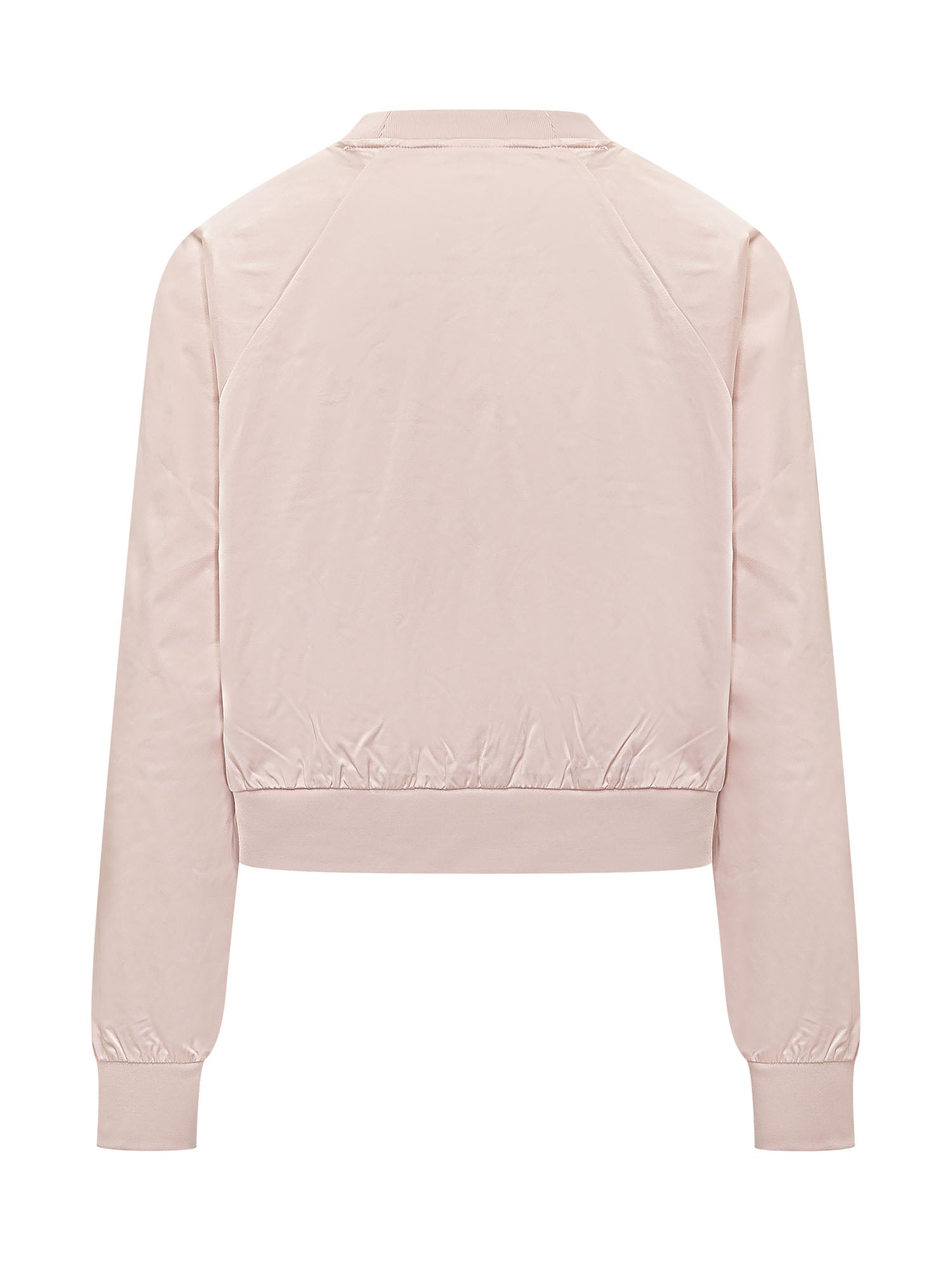 Оригінальна Pearl Crew Neck Sweatshirt With Logo And Sleeve Embellishments Adidas – вид ззаду - ADIDAS