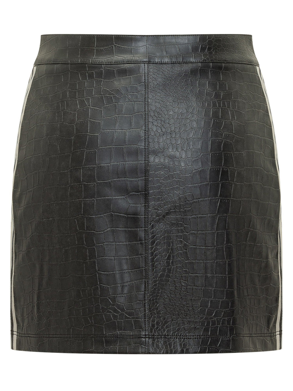 Croc Effect Mini Skirt With Button Adidas – Гарантія оригінальності – вид ззаду