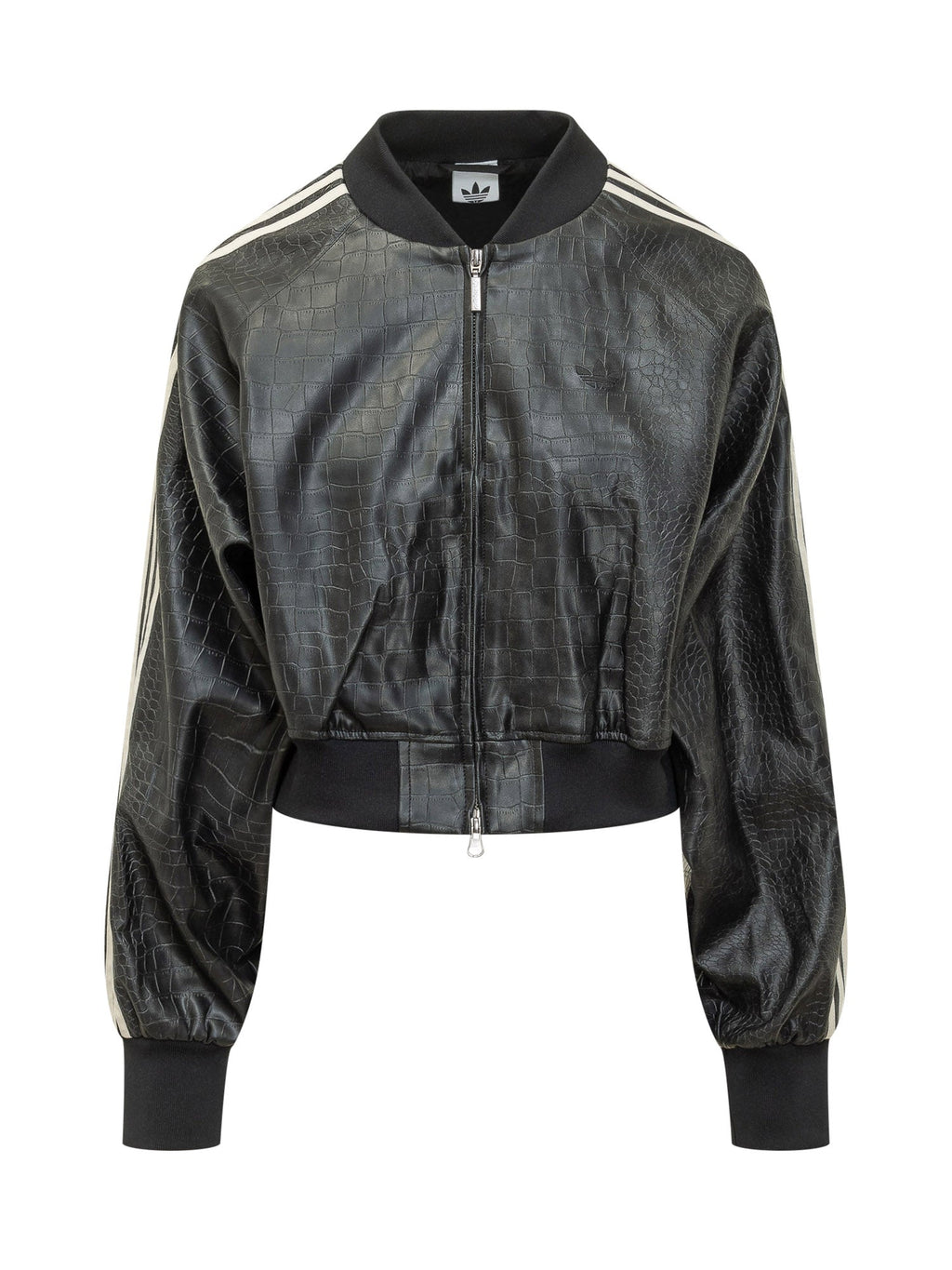 Оригінальна Croc Effect Cropped Jacket With Zip Adidas – боковий вид