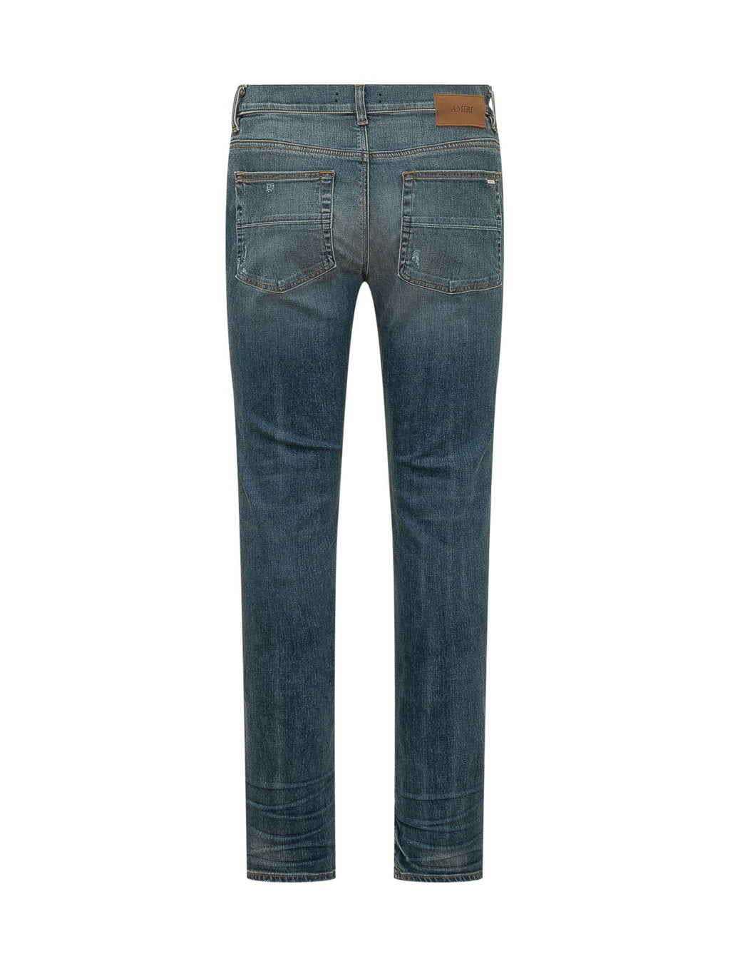 Stack Jeans With Five Pockets And Tapered Leg Amiri оригінал – Купити в Україні – вид ззаду