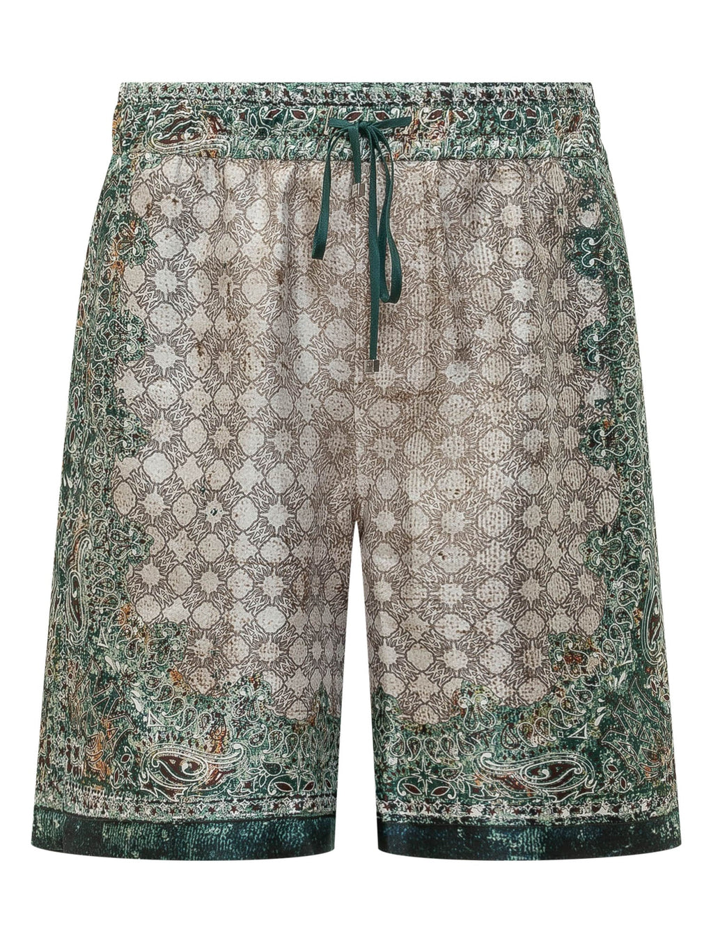 Bandana Shorts With Drawstring And All-Over Print Amiri оригінал – Купити в Україні – боковий вид