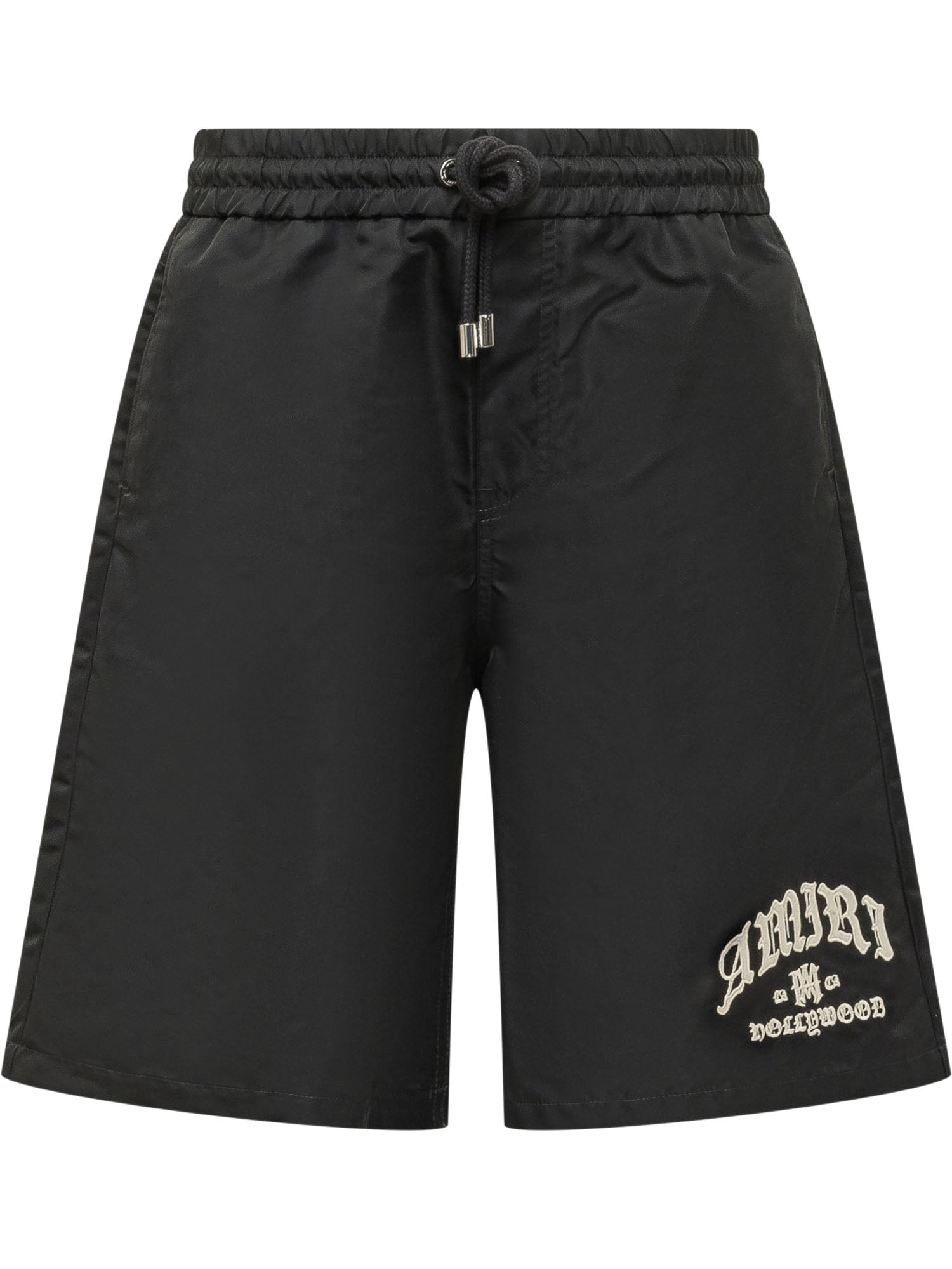 Hollywood Shorts With Drawstring And Front Embroidery Amiri оригінал – Купити в Україні – боковий вид