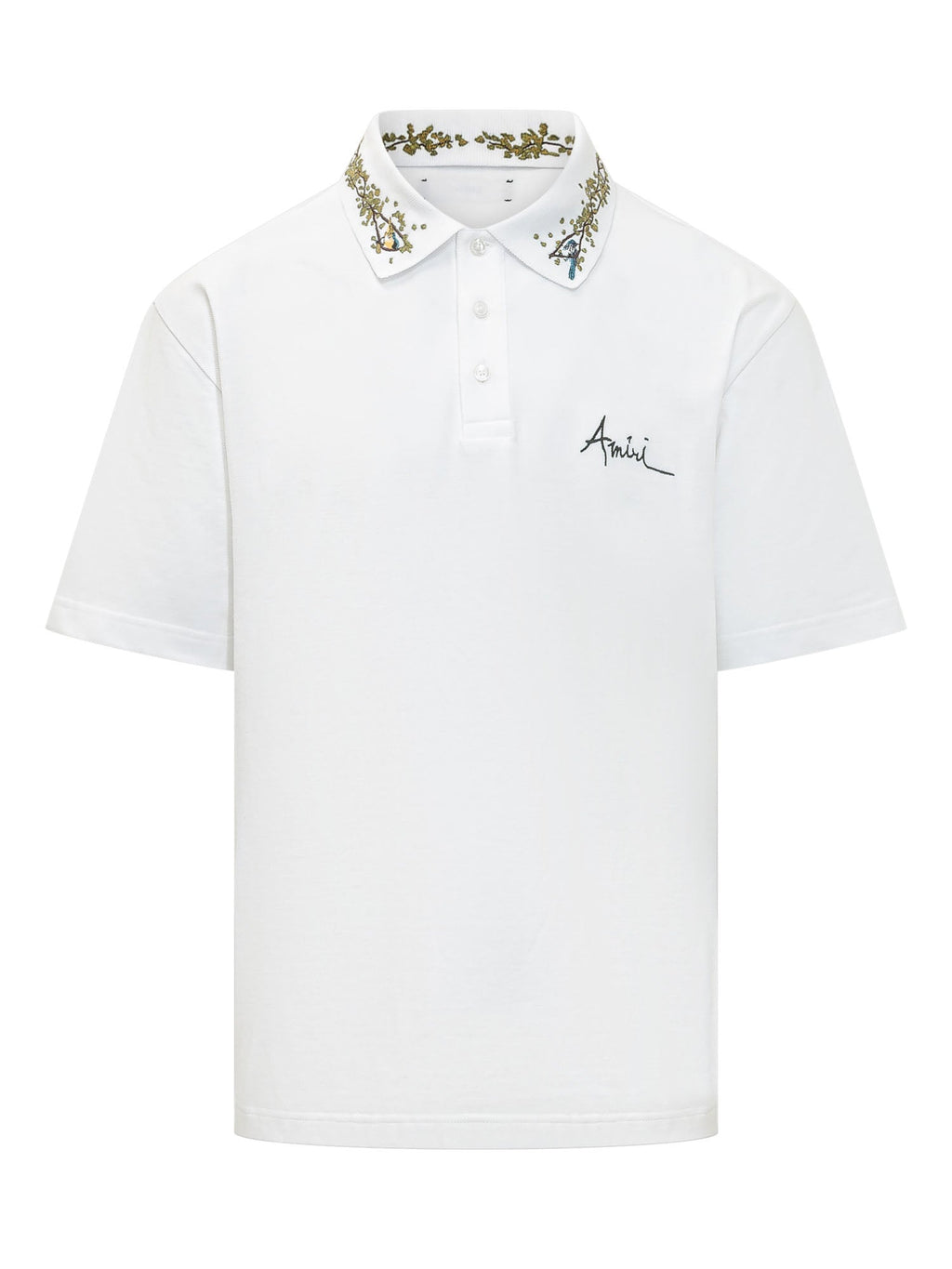Polo With Embroidered Collar Amiri – Гарантія оригінальності – боковий вид