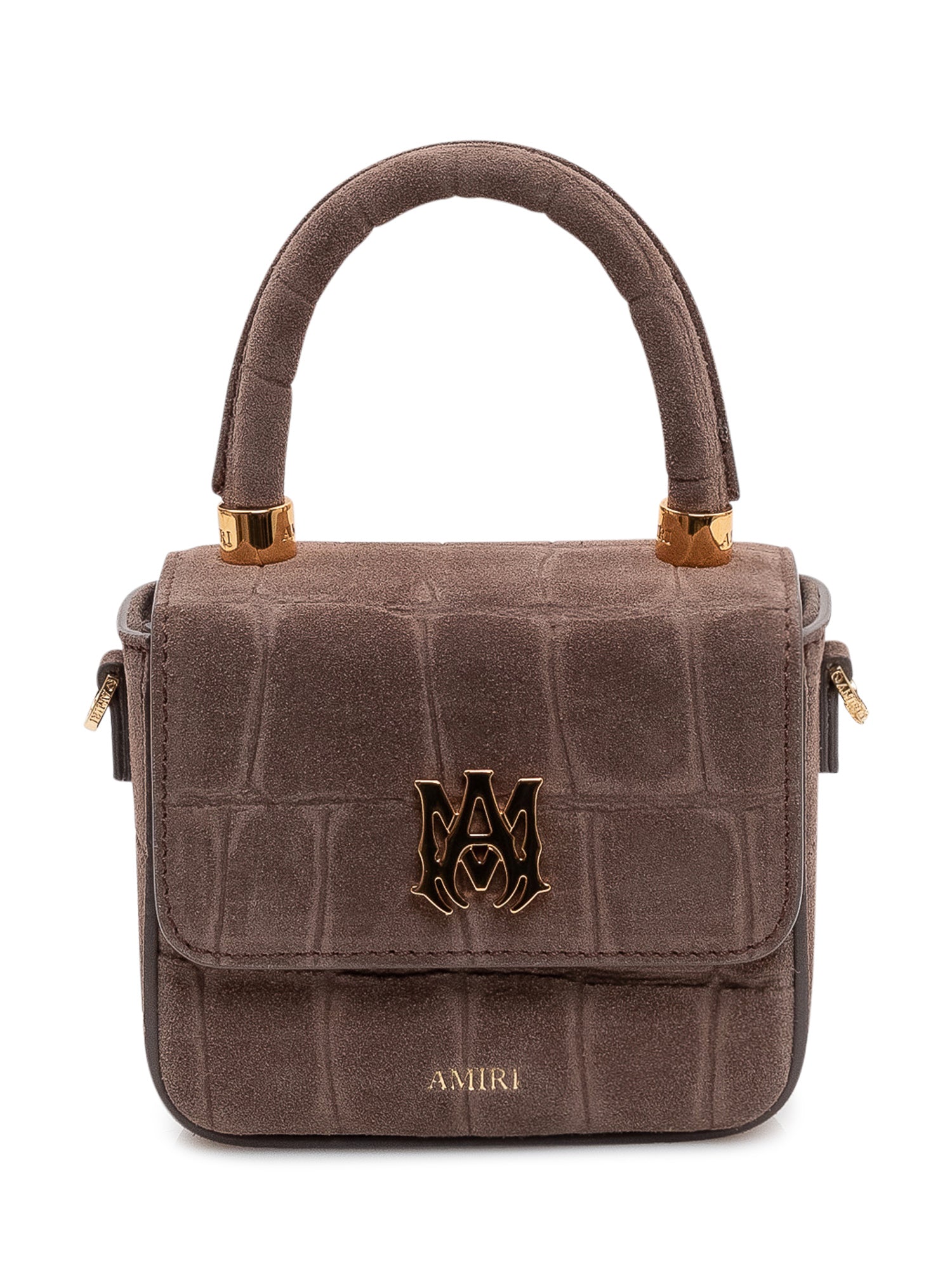 Nano Suede Top Handle Bag Amiri оригінал – Купити в Україні – боковий вид