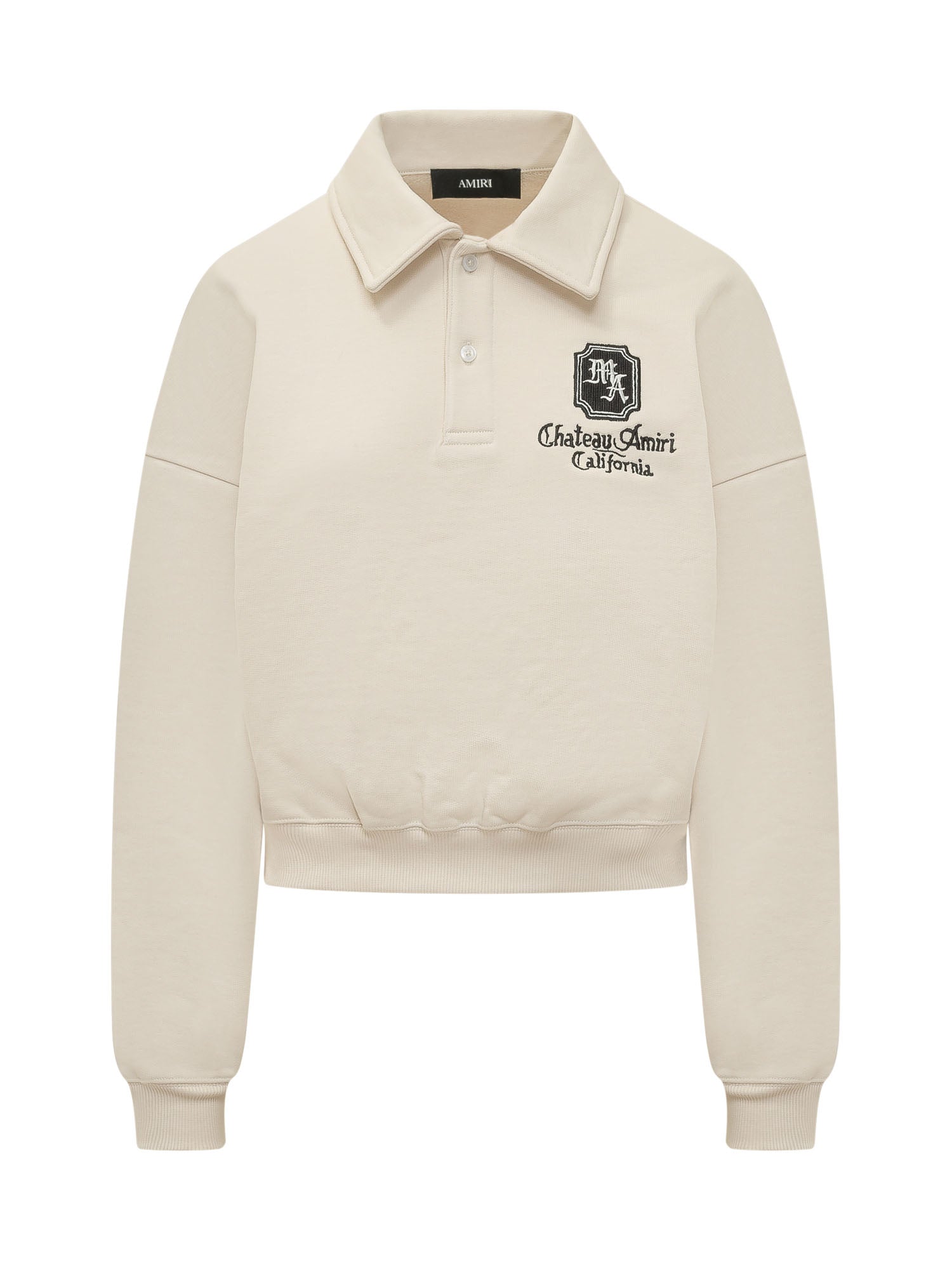 Chateau Polo Sweater With Front Embroidery Amiri оригінал – Купити в Україні – боковий вид
