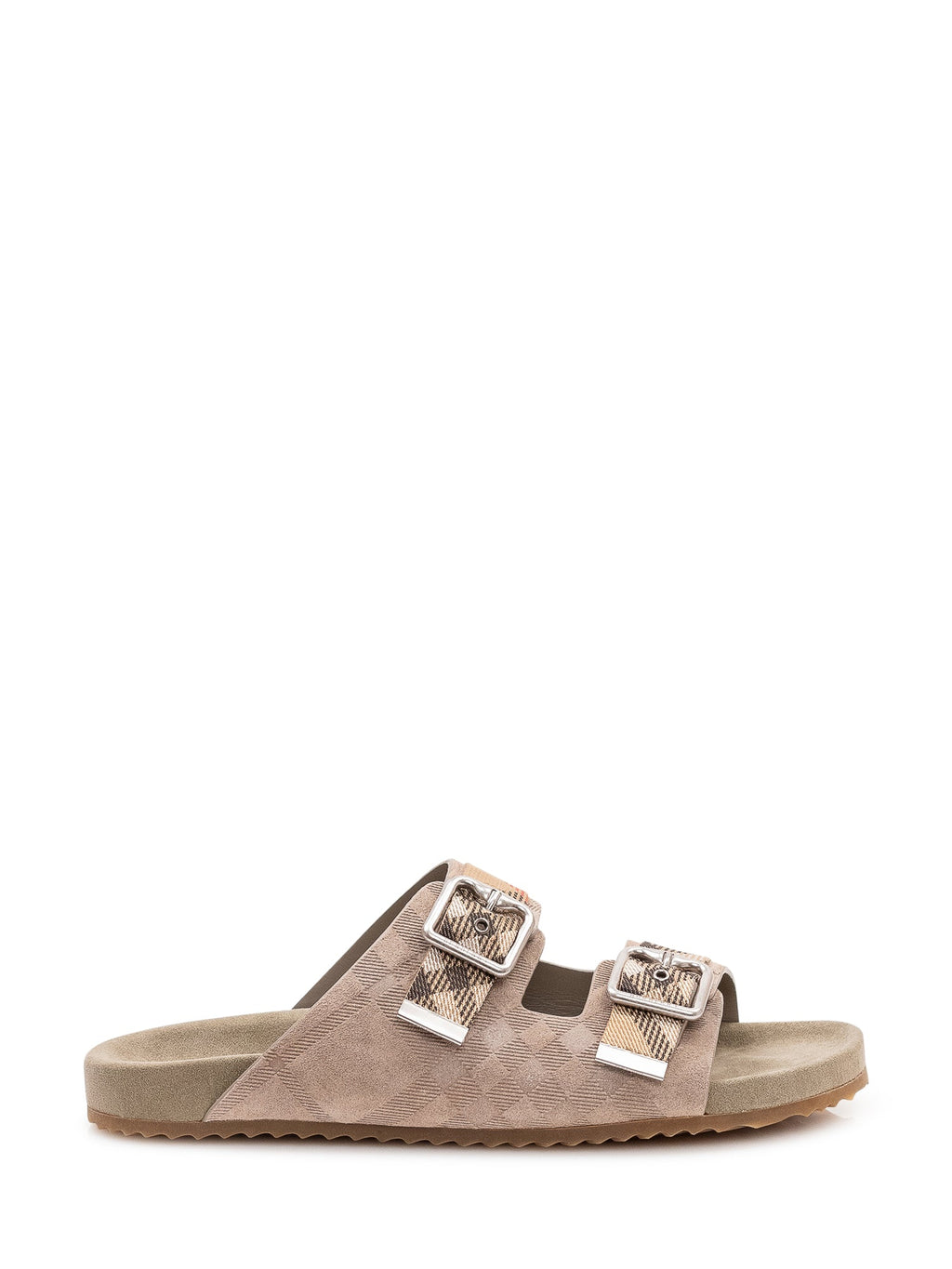 Double Buckle Slide Sandals Burberry оригінал – Купити в Україні – боковий вид