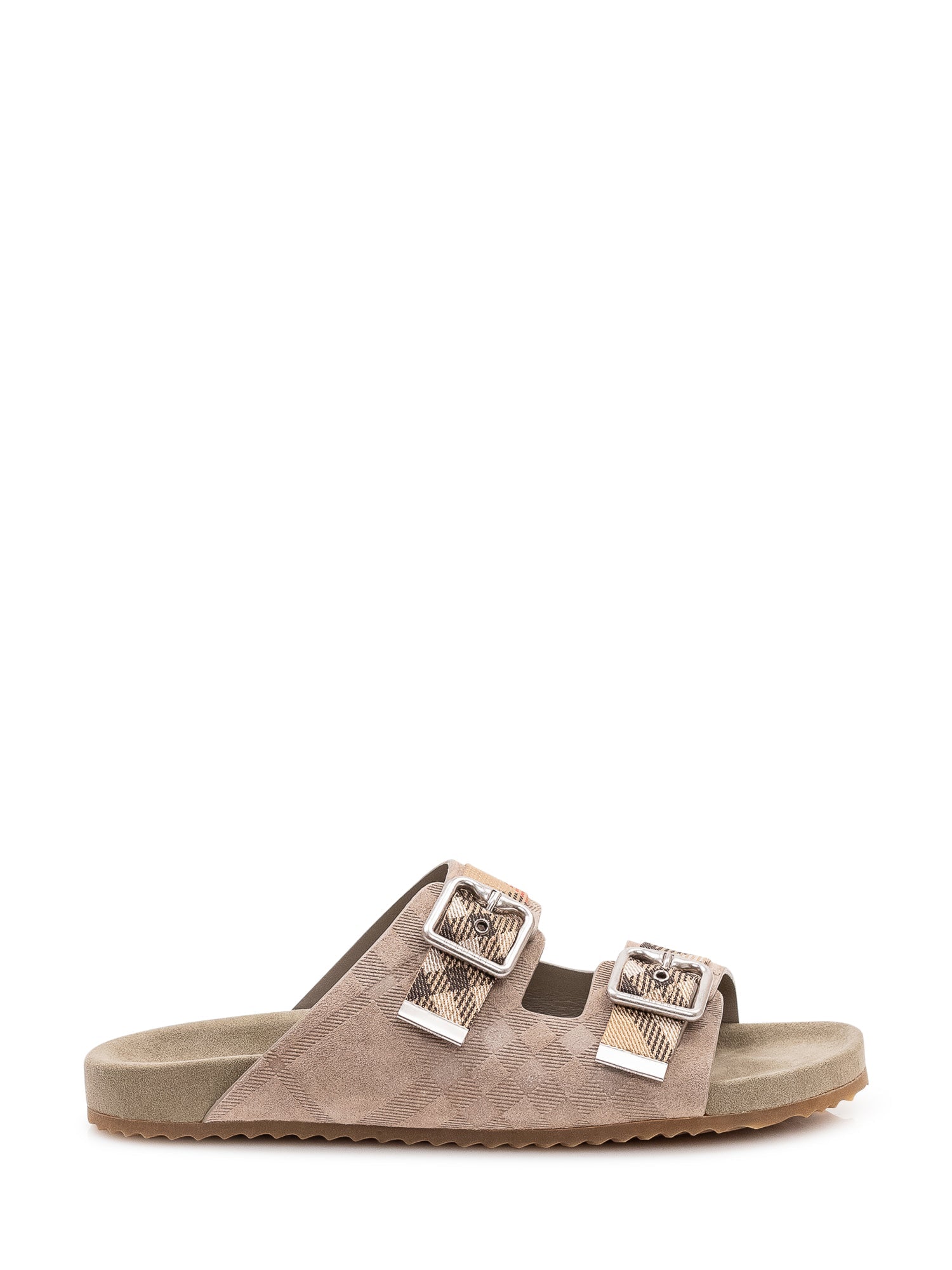 Double Buckle Slide Sandals Burberry оригінал – Купити в Україні – боковий вид