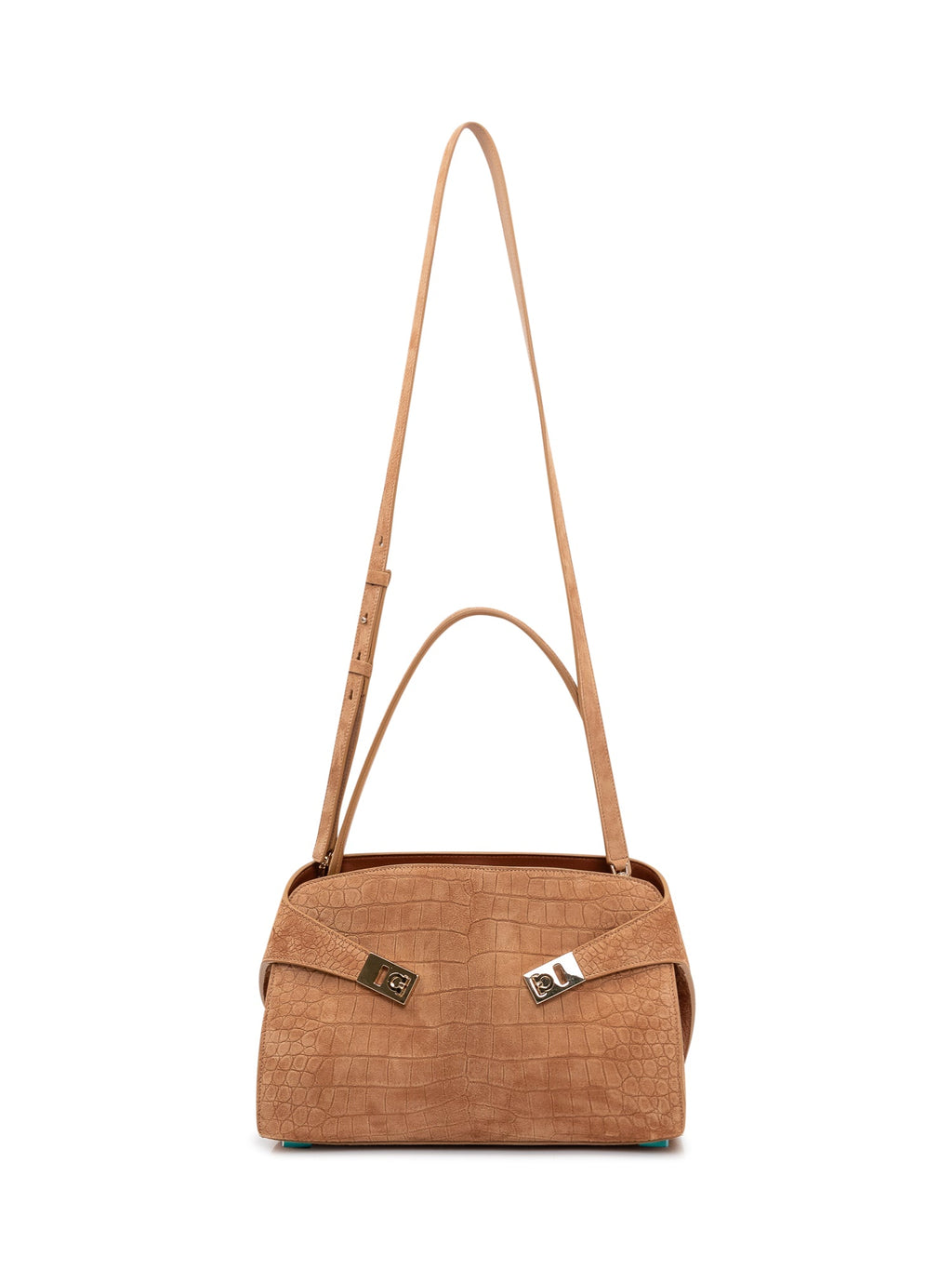 Shoulder Bag With Top Handle And Buckles Salvatore ferragamo оригінал – Купити в Україні – вид ззаду
