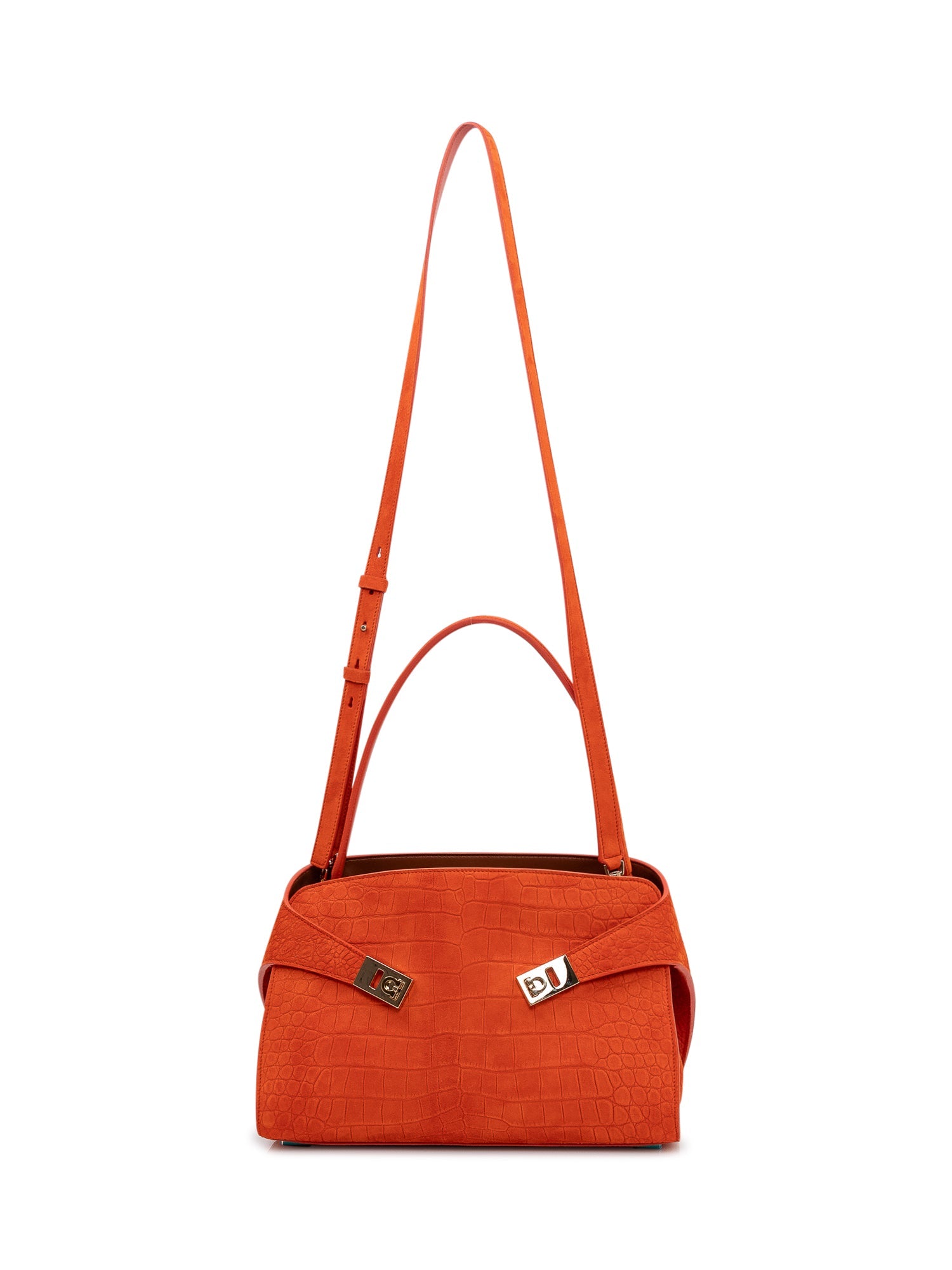 Shoulder Bag With Top Handle And Buckles Salvatore ferragamo оригінал – Купити в Україні – вид ззаду