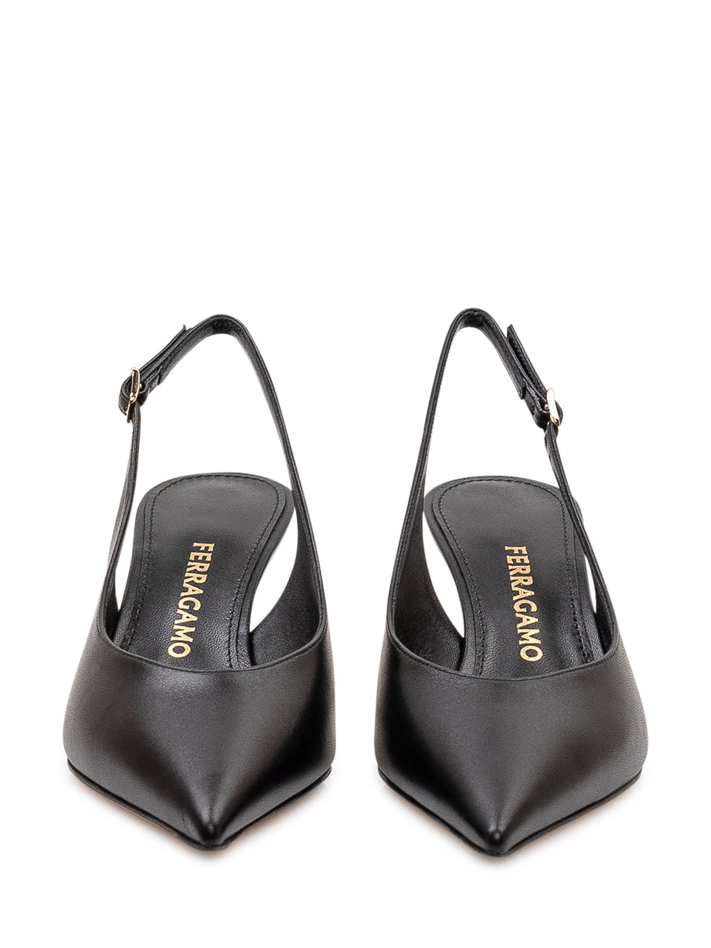Slingback Shoe With Sculpted Heel Salvatore ferragamo – Гарантія оригінальності – вид ззаду