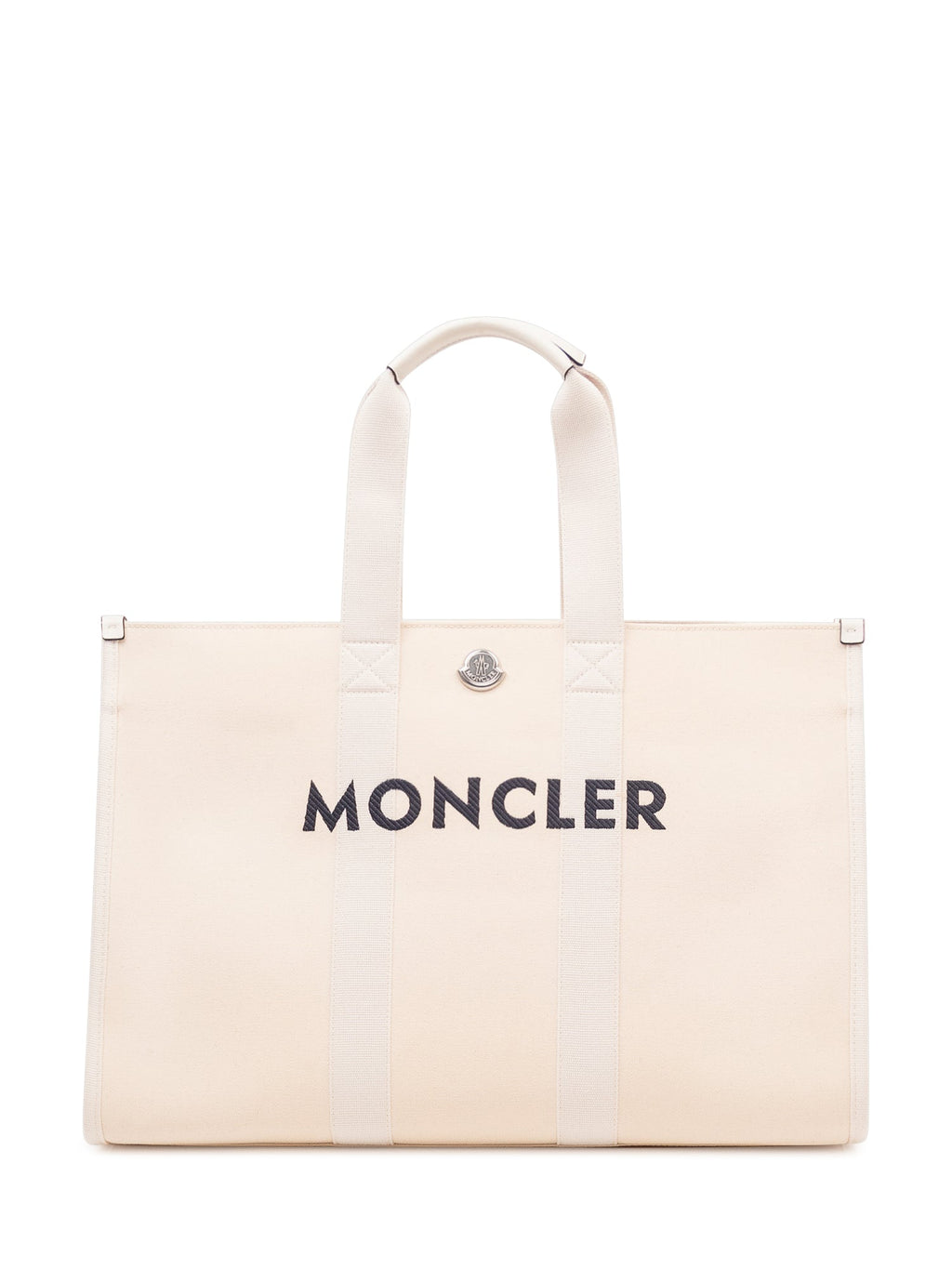 Tote Bag With Double Handles And Logo Moncler – Гарантія оригінальності – боковий вид