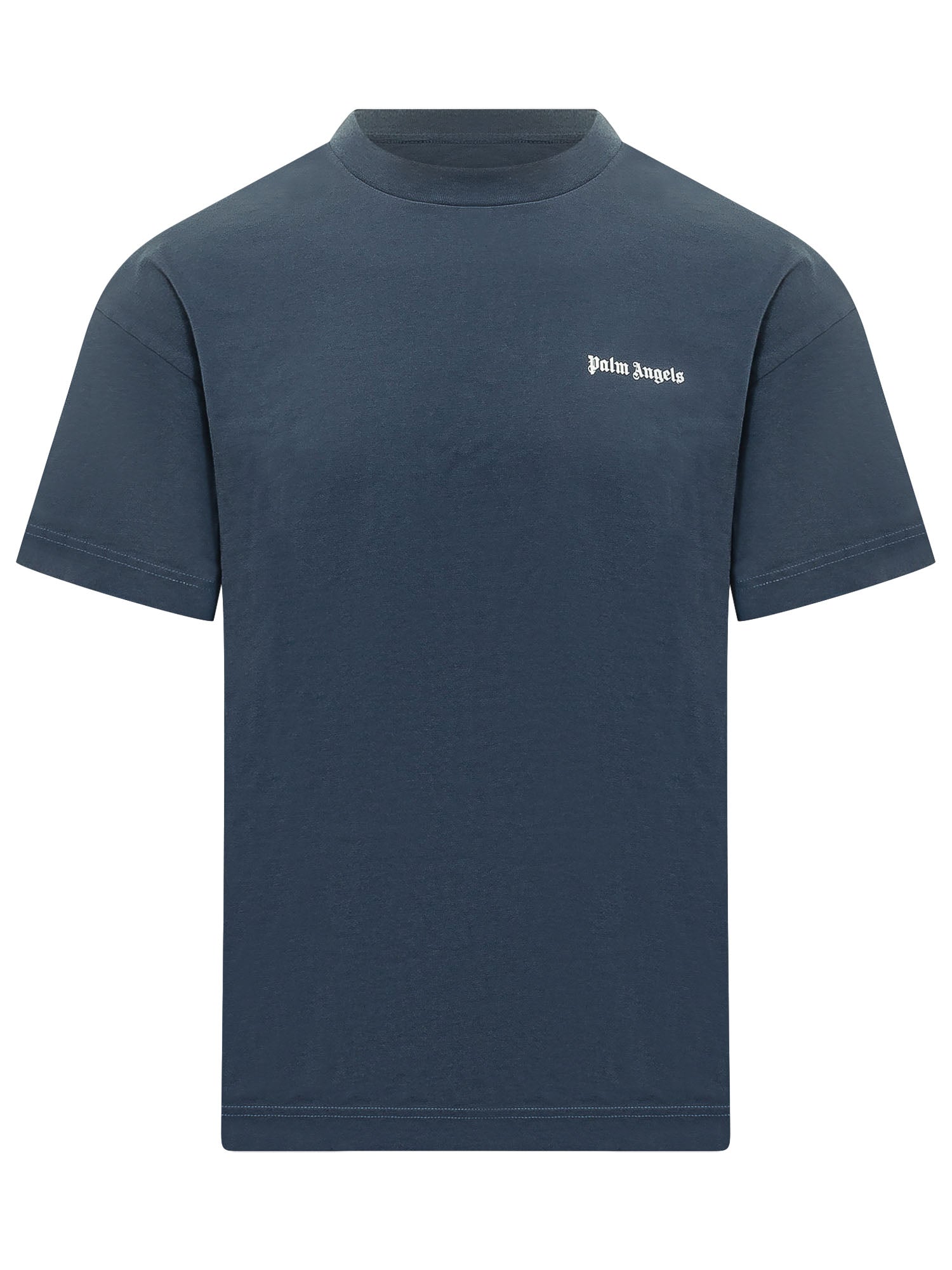 T-Shirt With Chest Logo Palm angels – Гарантія оригінальності – боковий вид